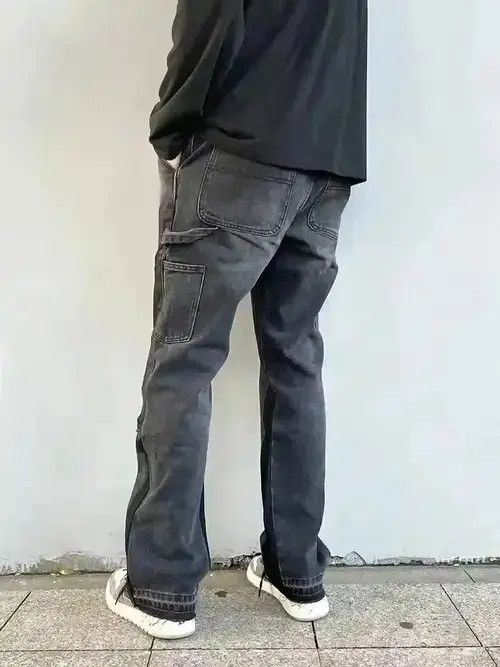Jean faded carpenter grunge double knee jeans Size US 34 / EU 50 - 2 Thumbnail