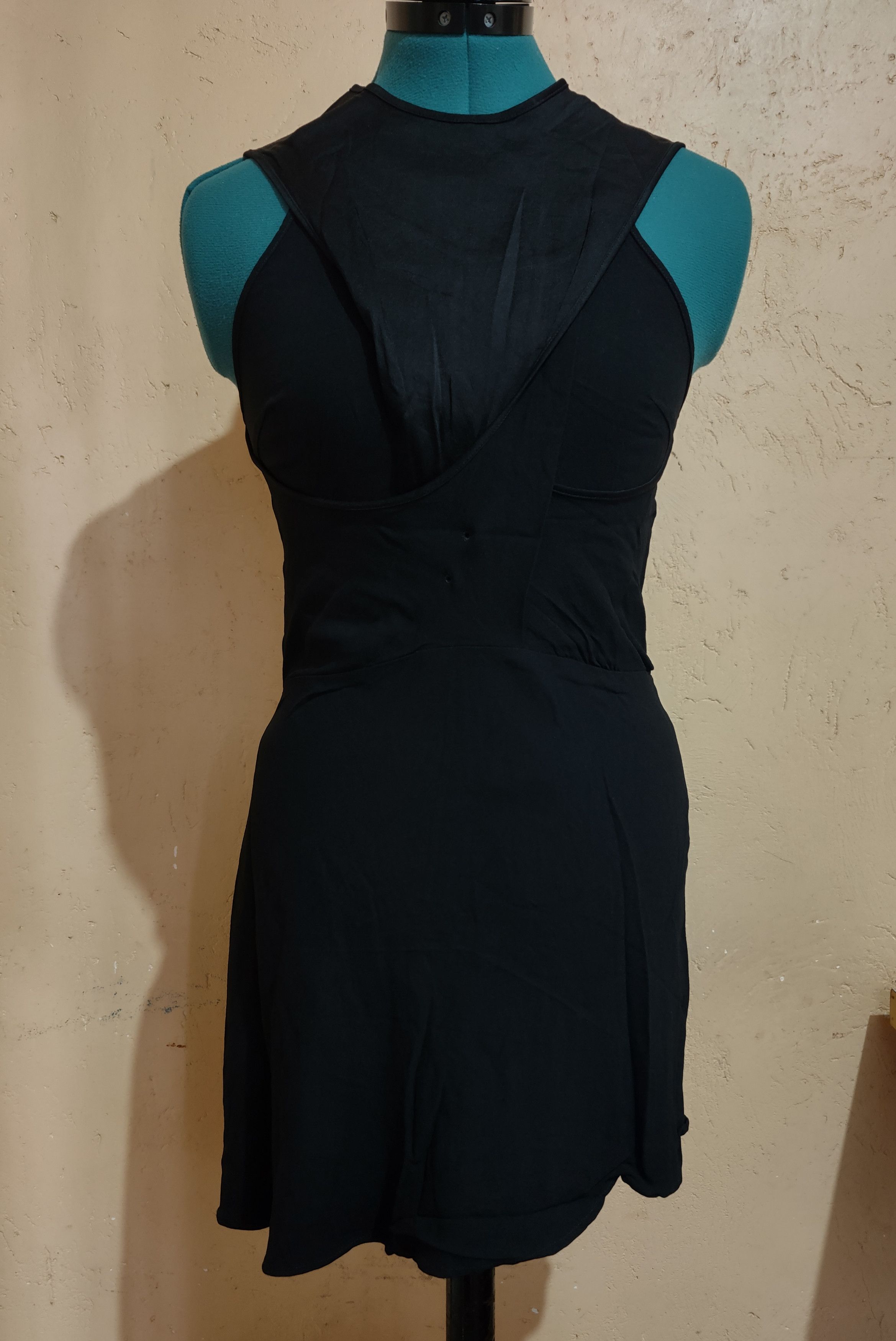 Versace × Versus Versace VERSUS VERSACE MINI BLACK DRESS Size M / US 6-8 / IT 42-44 - 1 Thumbnail