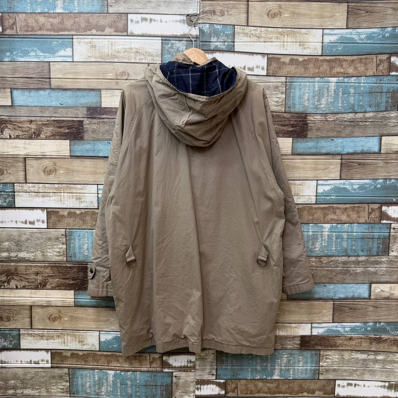 Burberry Vintage 90s Burberrys Hooded Utility Mountain Parka Jacket Size US L / EU 52-54 / 3 - 4 Thumbnail