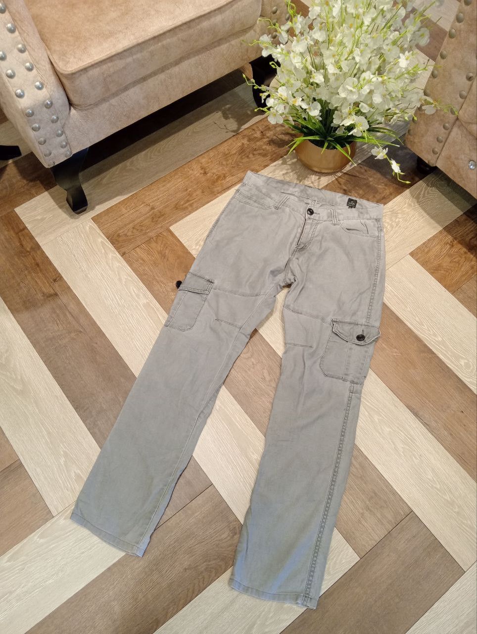 semanticdesign JAPANESE SEMANTIC DESIGN CARGO PANTS - SIZE L Size US 32 / EU 48 - 2 Thumbnail