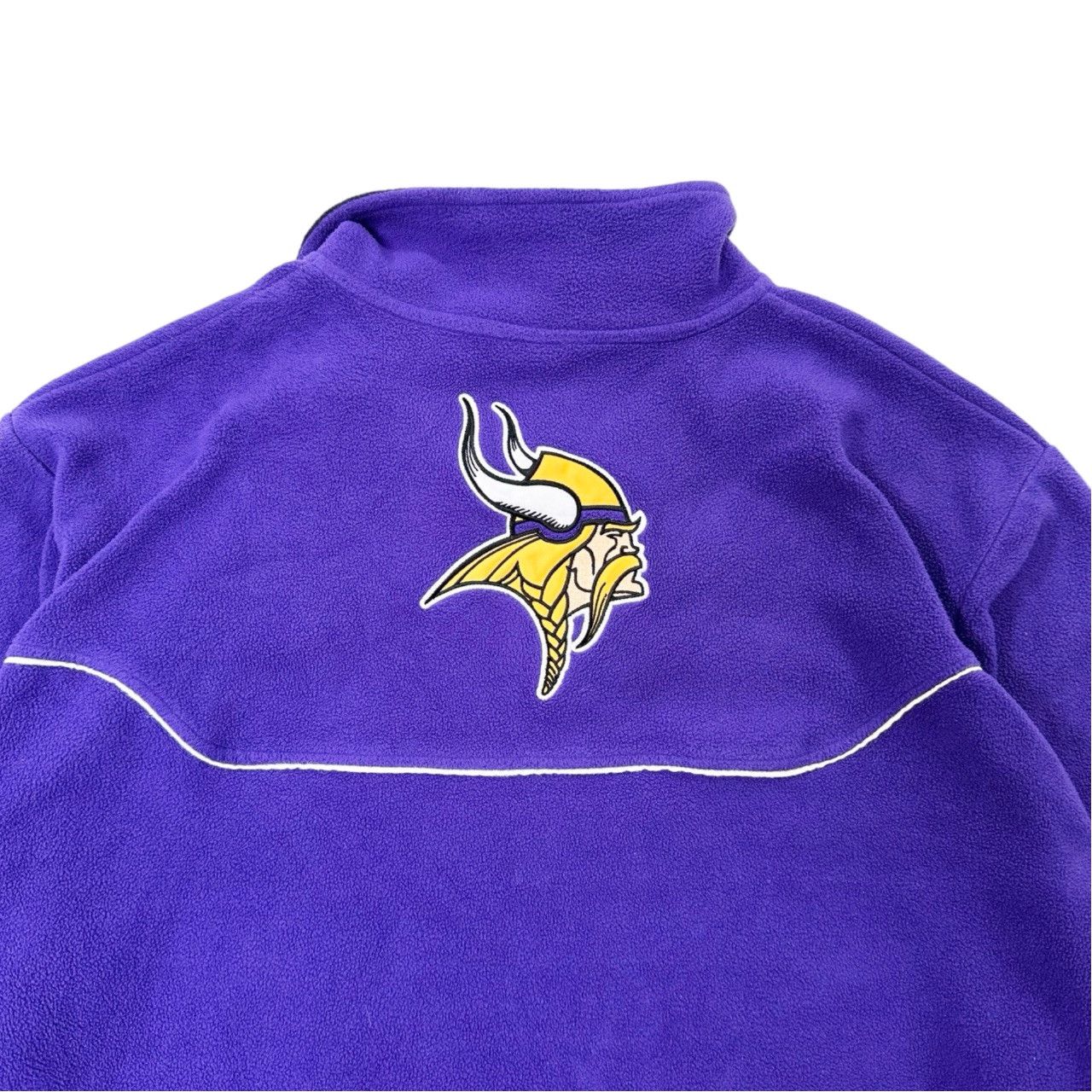 Vintage Vintage 00s Y2K Minnesota Vikings Quarter Zip Fleece Sweater Size US XL / EU 56 / 4 - 5 Thumbnail