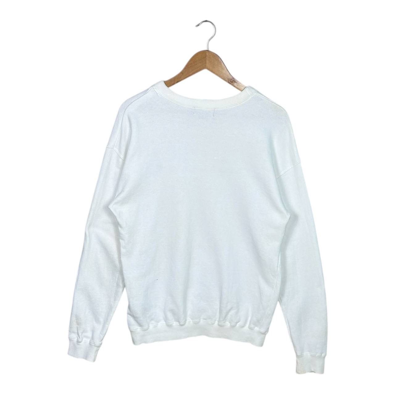Polo Ralph Lauren Polo Ralph Lauren Small Pony White Crewneck Sweatshirt Size US M / EU 48-50 / 2 - 2 Thumbnail