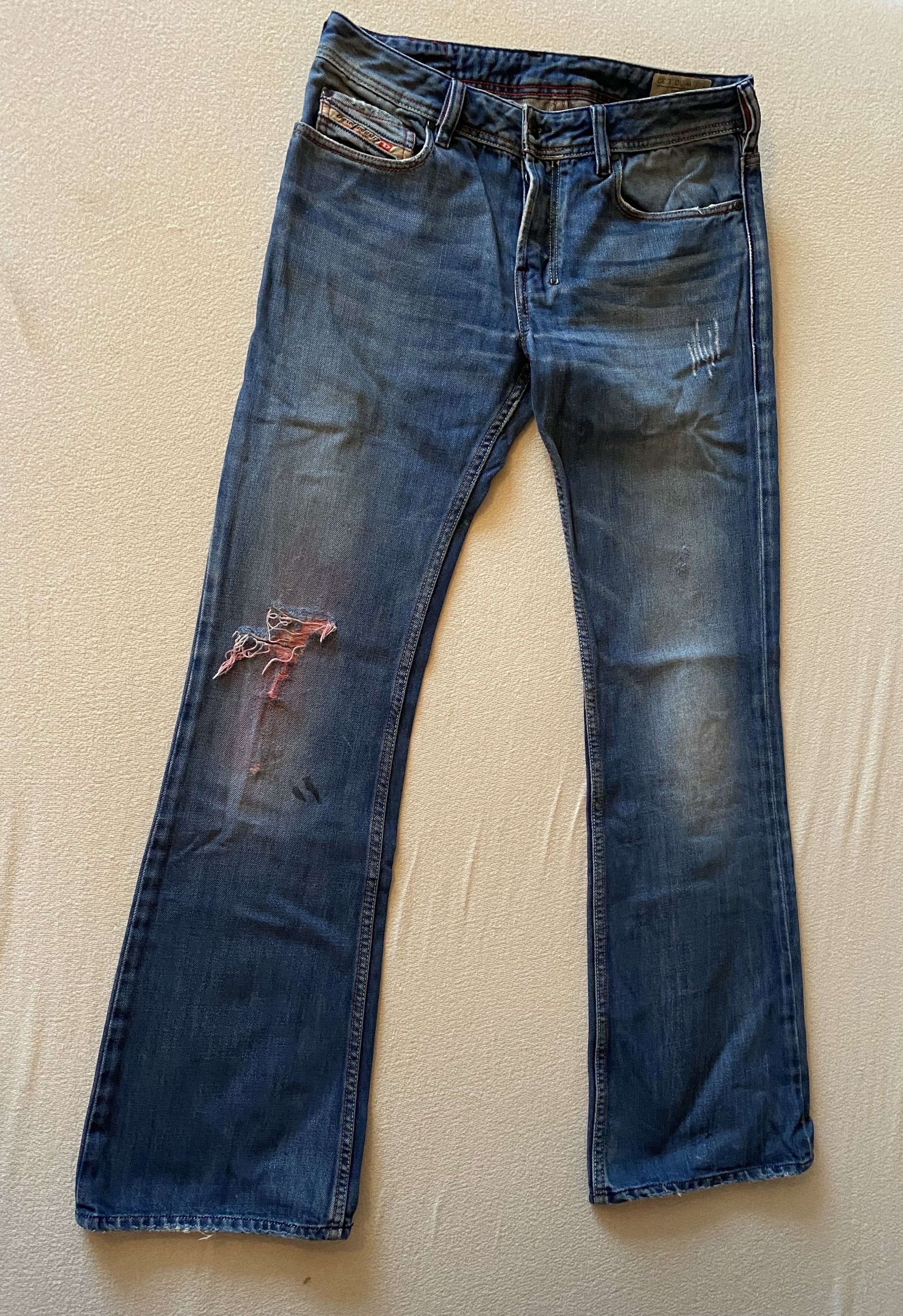 Diesel Diesel Zathan 008BK – Vintage Y2K Bootcut Denim – W30 L32 Size US 30 / EU 46 - 1 Thumbnail