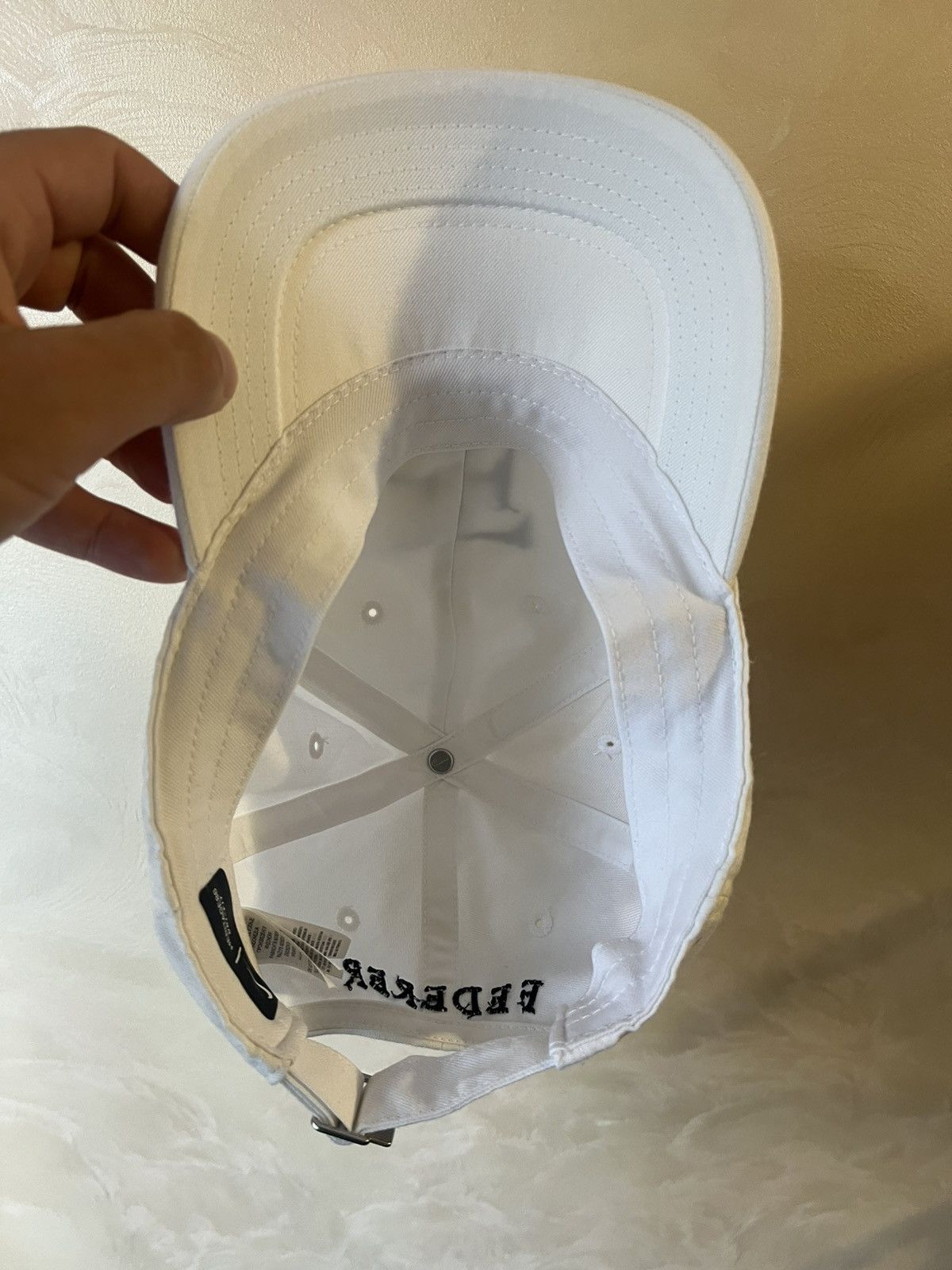 Nike Vintage Nike Roger Federer Cap Hat Tennis White Size ONE SIZE - 5 Thumbnail