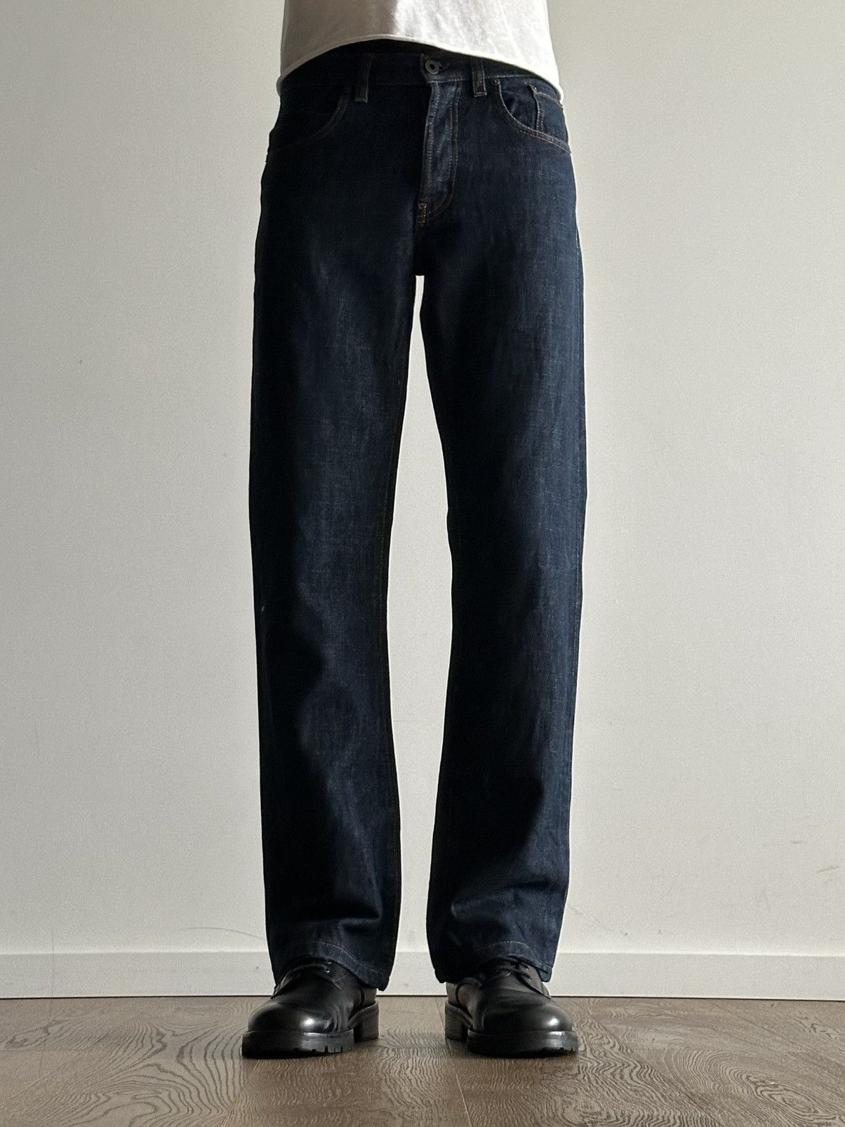 Miu Miu Miu Miu Early 2000’s Raw Denim Jeans Size US 28 / EU 44 - 1 Thumbnail