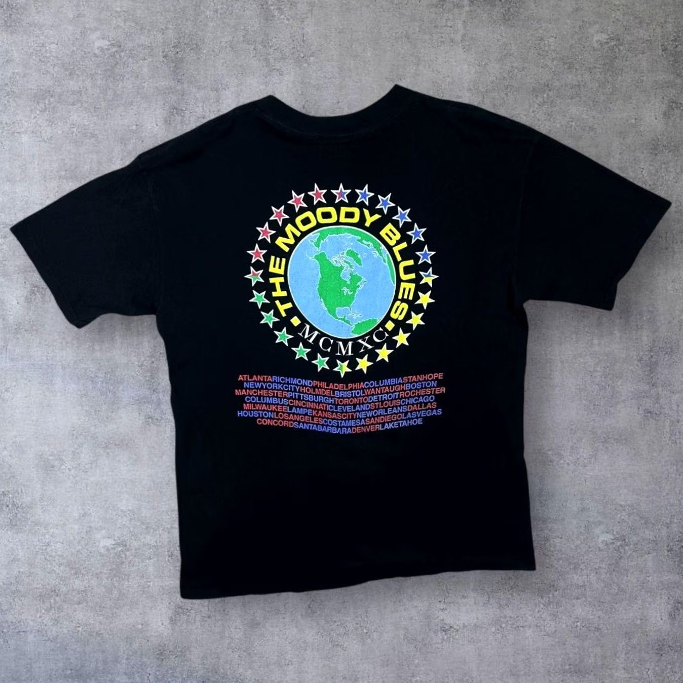 Vintage VINTAGE Brockum (1990) The Moody Blues “MCMXC” Psych Prog Single Stitch T-Shirt L Mens Black Size US L / EU 52-54 / 3 - 2 Thumbnail