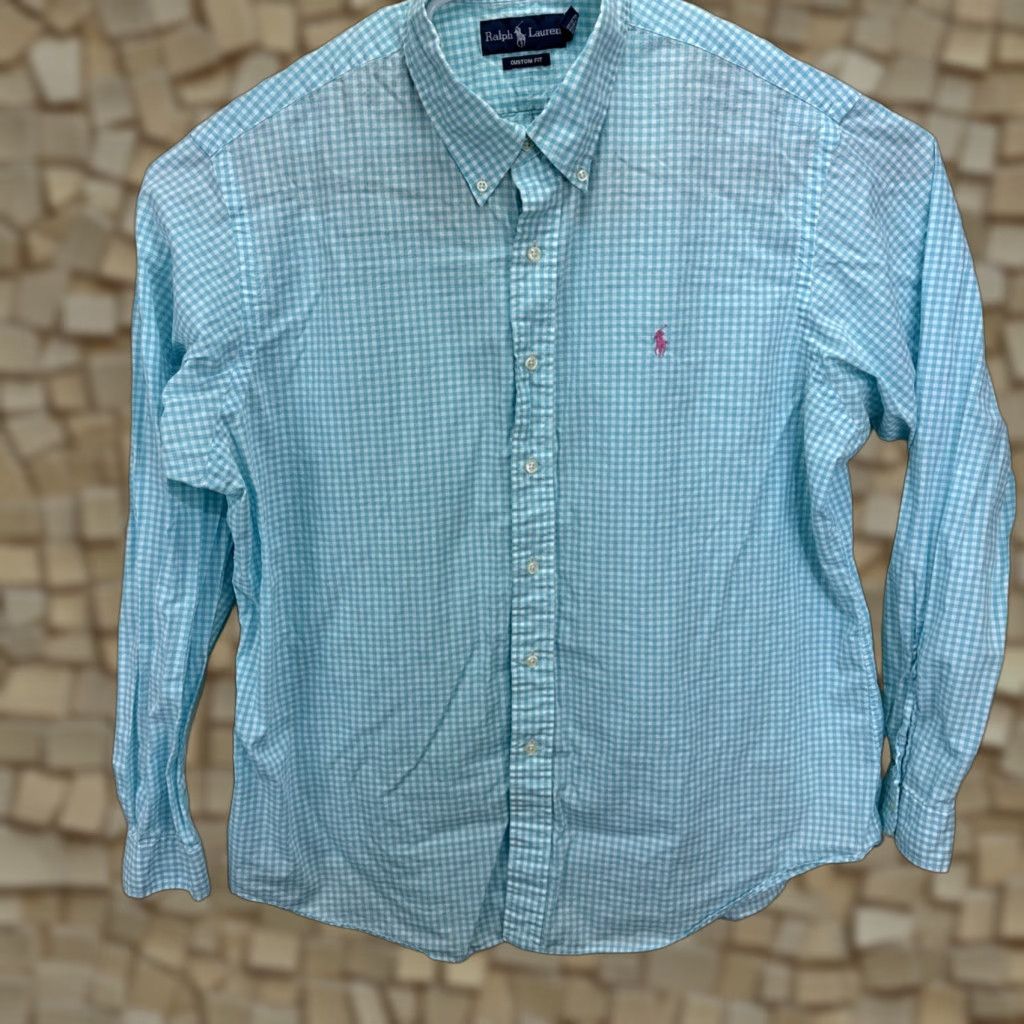Ralph Lauren VINTAGE Ralph Lauren Plaid Button-Up Shirt Mens 3XL Blue Short Sleeve Classic Fit Preppy Size US XXL / EU 58 / 5 - 1 Thumbnail