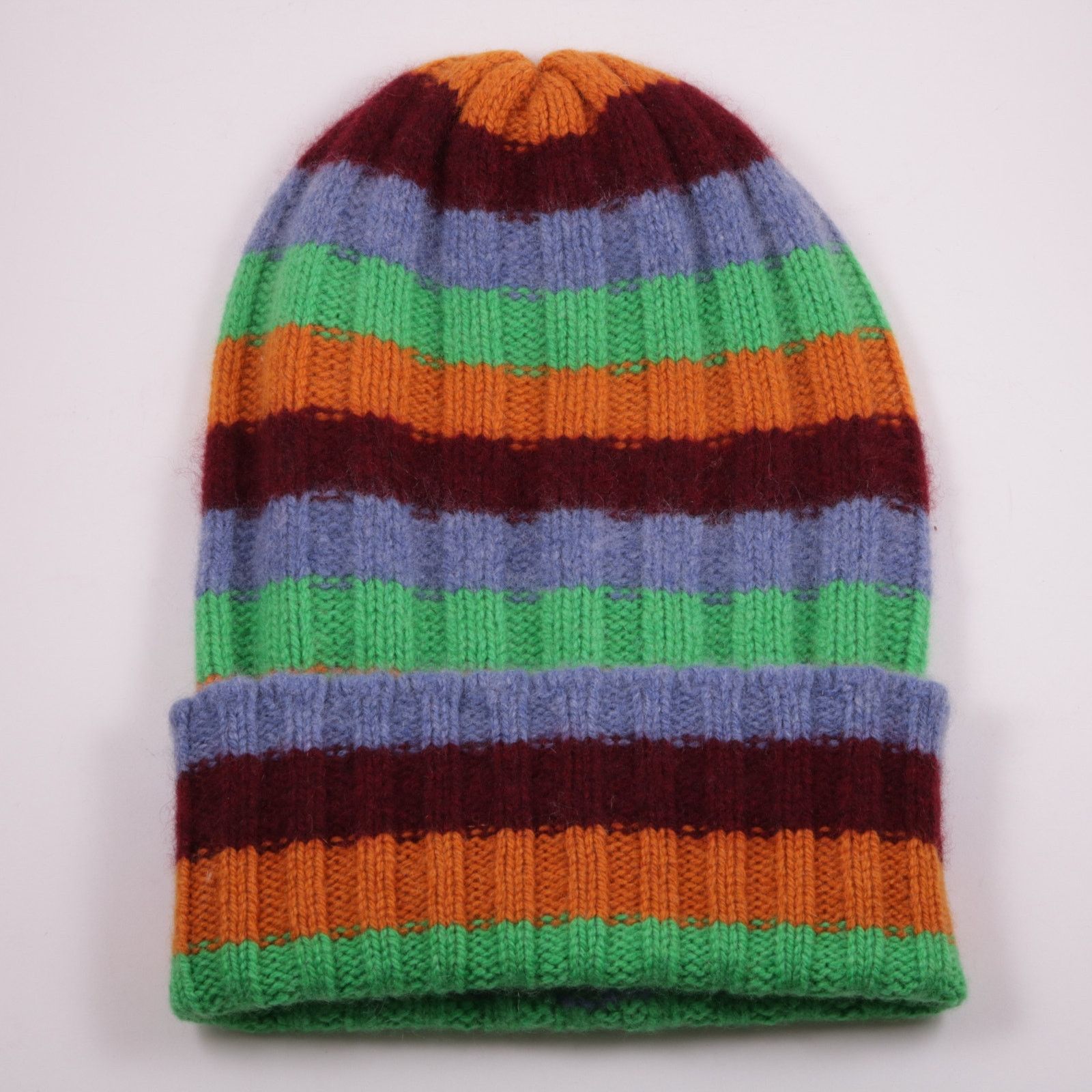 The Elder Statesman The Elder Statesman Cashmere Stripe Short Bunny Echo Hat Size ONE SIZE - 2 Thumbnail