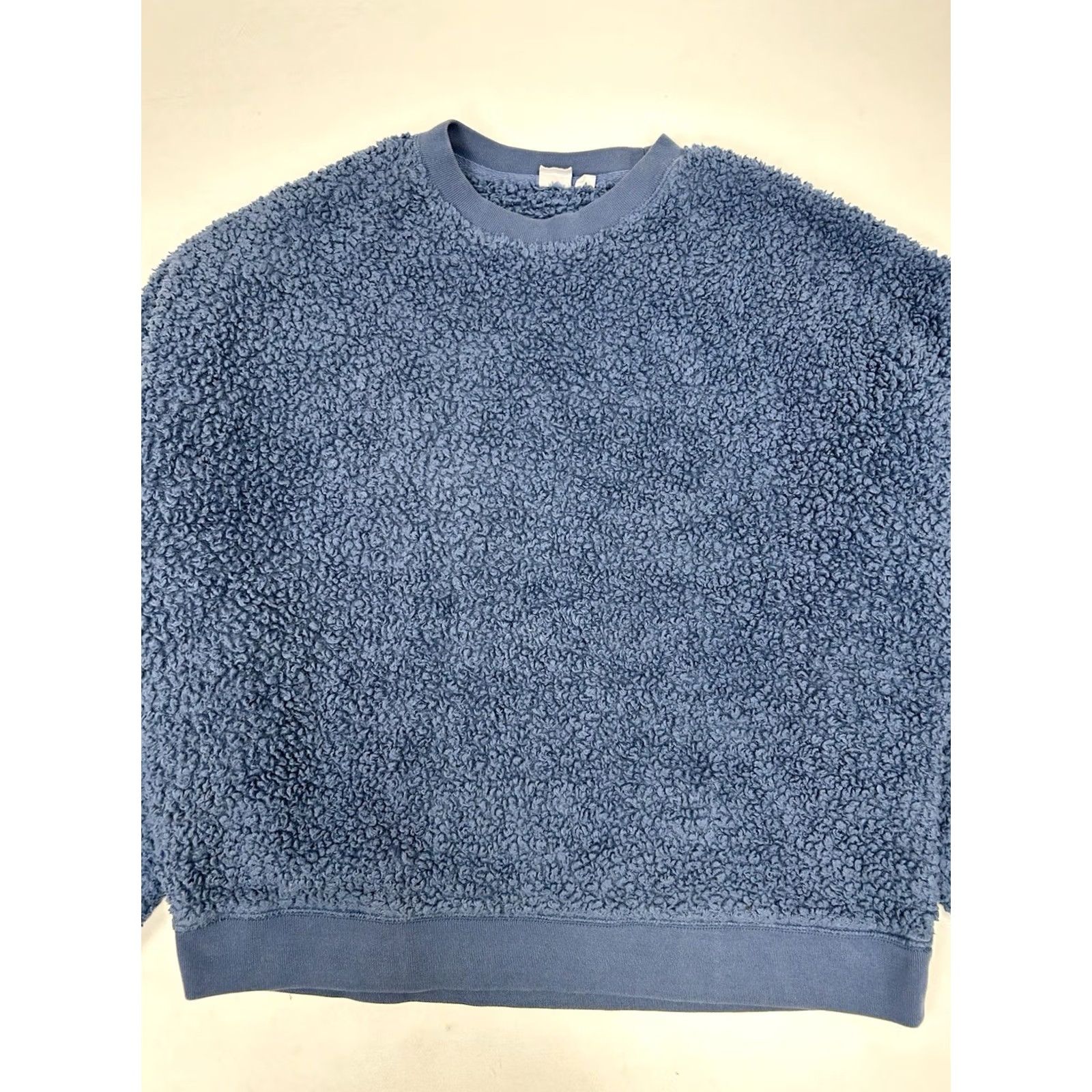 Gap Gap Fleece Pullover Crewneck Sweater Sweatshirt Women’s Medium Tall Style Blueish Gray Size M / US 6-8 / IT 42-44 - 5 Thumbnail