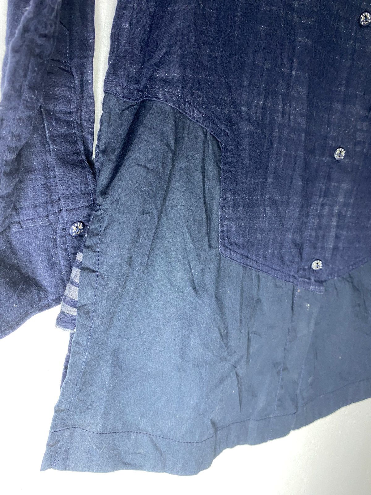 Japanese Brand × Marithe + Francois Girbaud Marithe Francois Girbaud long tartan button shirts Size US M / EU 48-50 / 2 - 8 Thumbnail