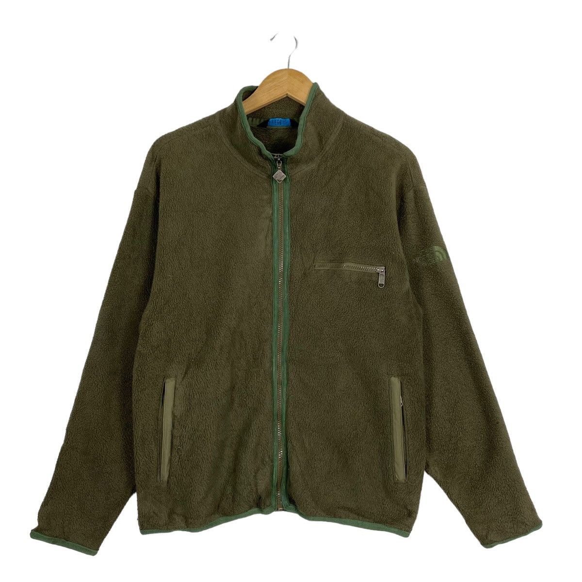 Vintage TNF The North Face Fullzip Single Pocket Fleece