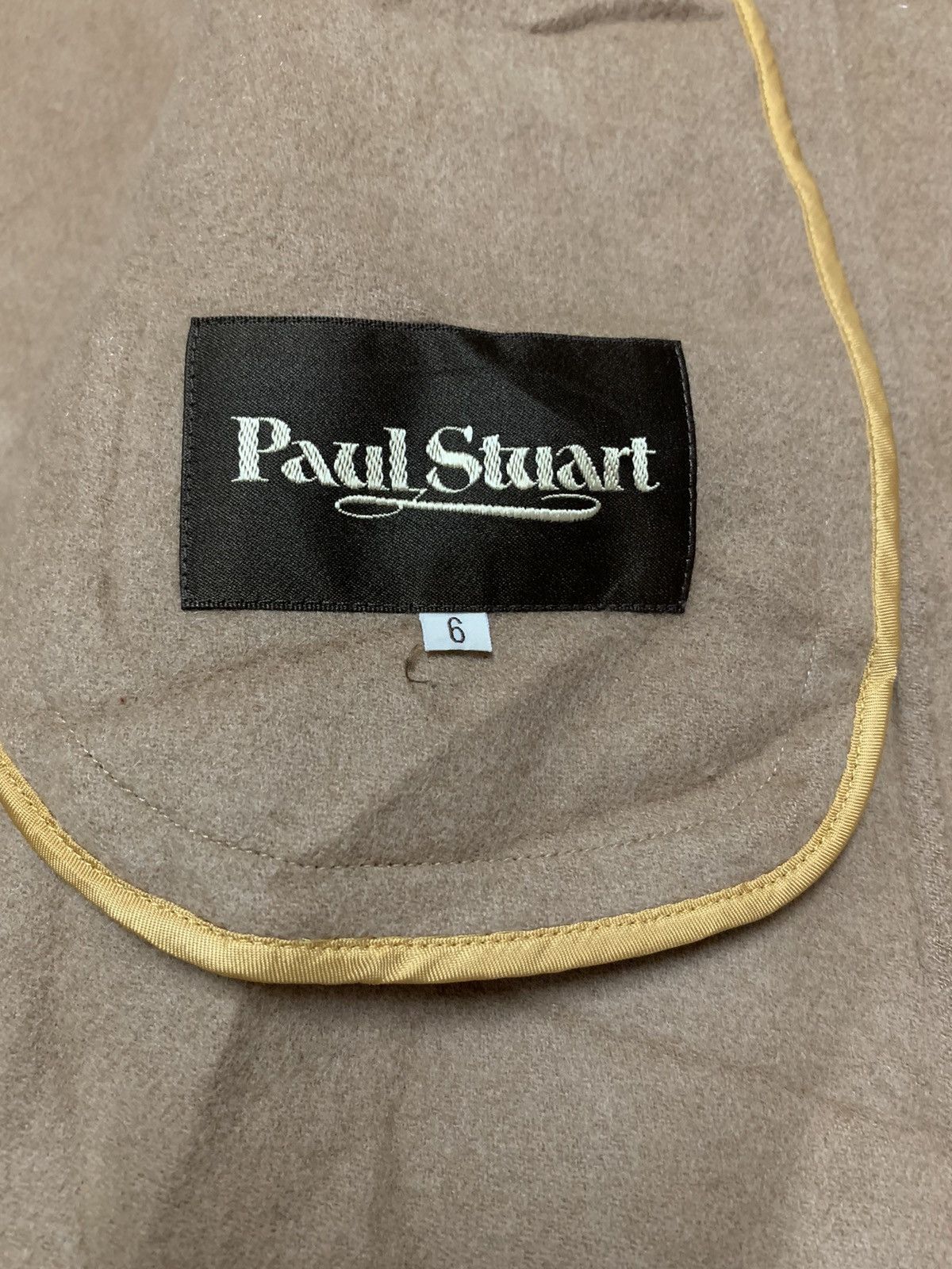 Designer × Paul Stuart Paul Stuart Long Coat Wool and Cashmere Size S / US 4 / IT 40 - 9 Thumbnail