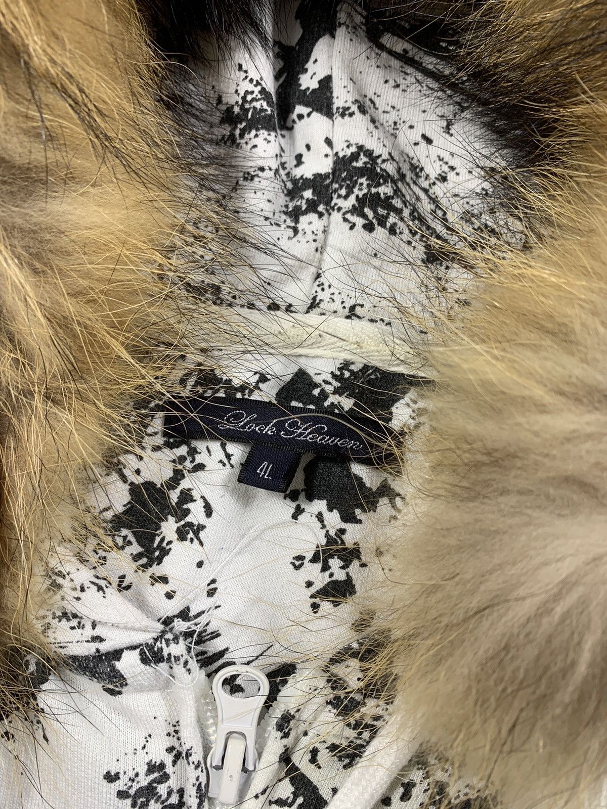 If Six Was Nine JAPANESE LOCK HEAVEN ABSTRAK LGB STYLE FUR ZIP HOODIE Size US XL / EU 56 / 4 - 4 Thumbnail