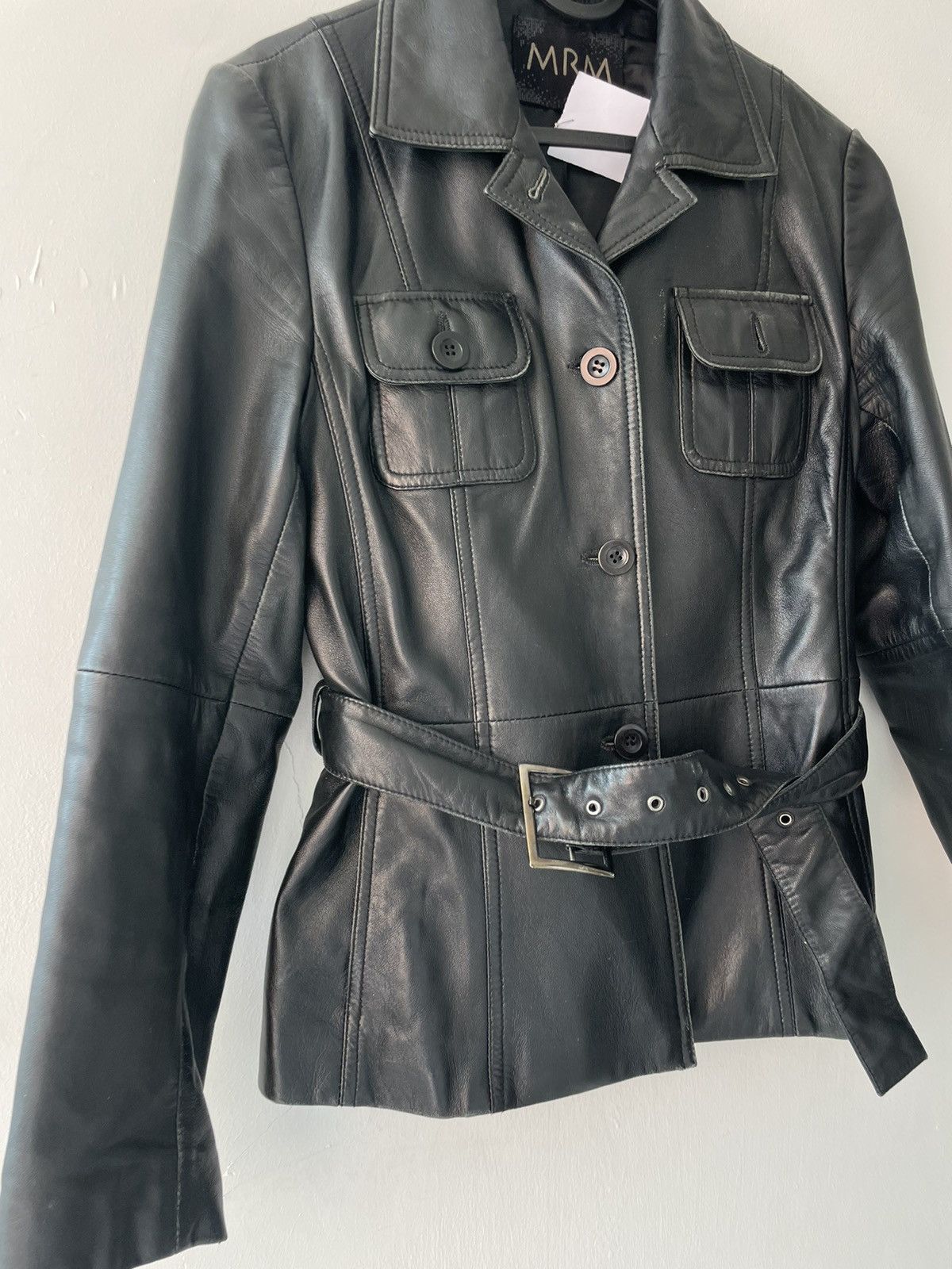Vintage y2k leather jacket Size S / US 4 / IT 40 - 7 Thumbnail