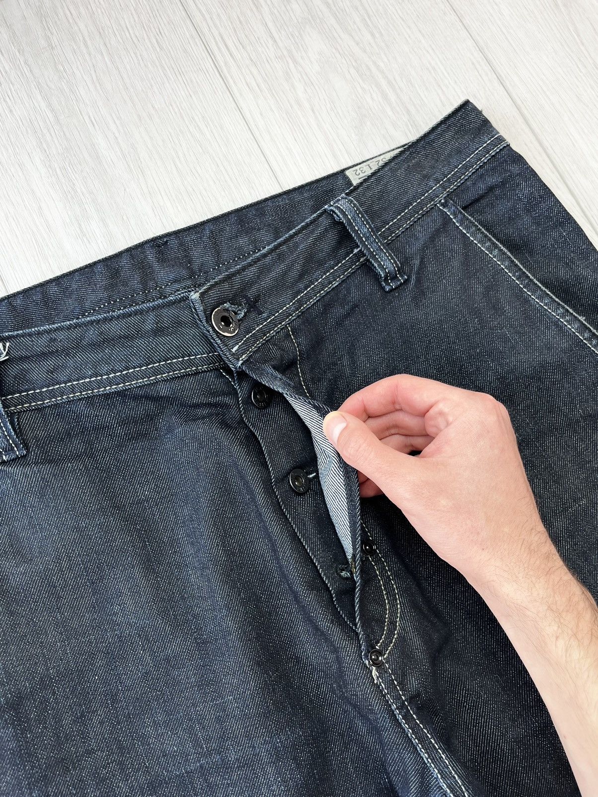 Diesel Waxed Diesel Jeans Italy Denim Size US 32 / EU 48 - 9 Thumbnail