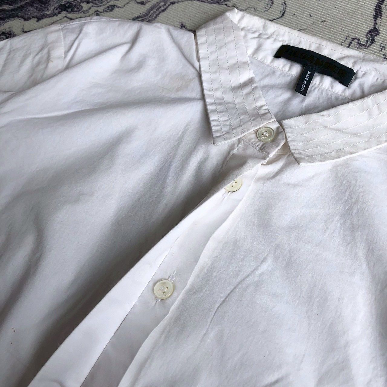 Jil Sander Jil Sander Mid-Lenght White Dress Size XS / US 0-2 / IT 36-38 - 7 Thumbnail