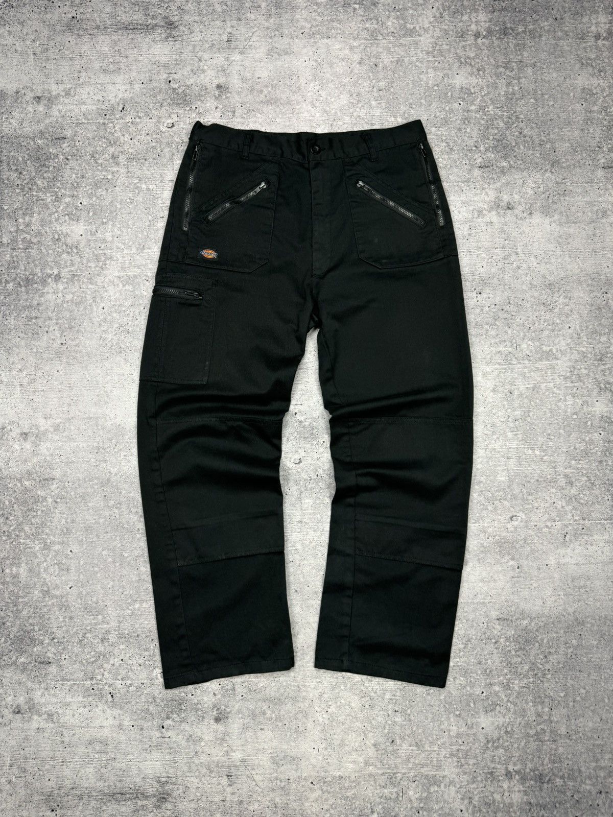 Dickies × Hypebeast × Vintage 💥💥Dickies Vintage Y2K Black Workwear Zipper Pants Trousers Size US 34 / EU 50 - 1 Thumbnail