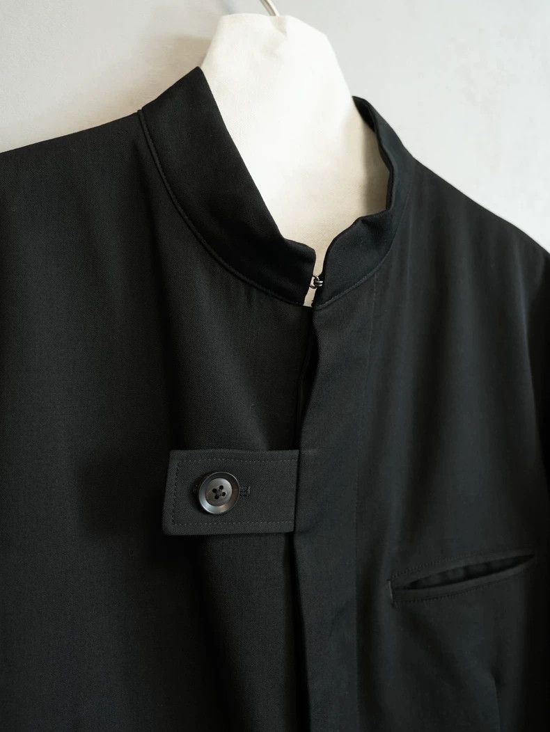Yohji Yamamoto Yohji Yamamoto18AW hidden-button stand-up collar fleece jac Size US M / EU 48-50 / 2 - 3 Thumbnail