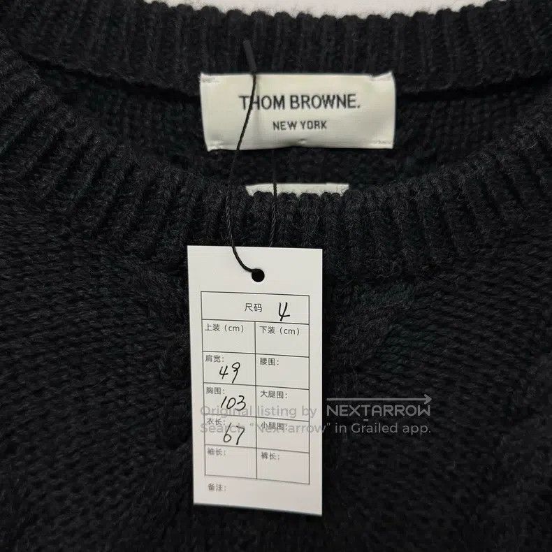 Thom Browne Thom Browne Wool Sweater Size US XL / EU 56 / 4 - 3 Thumbnail