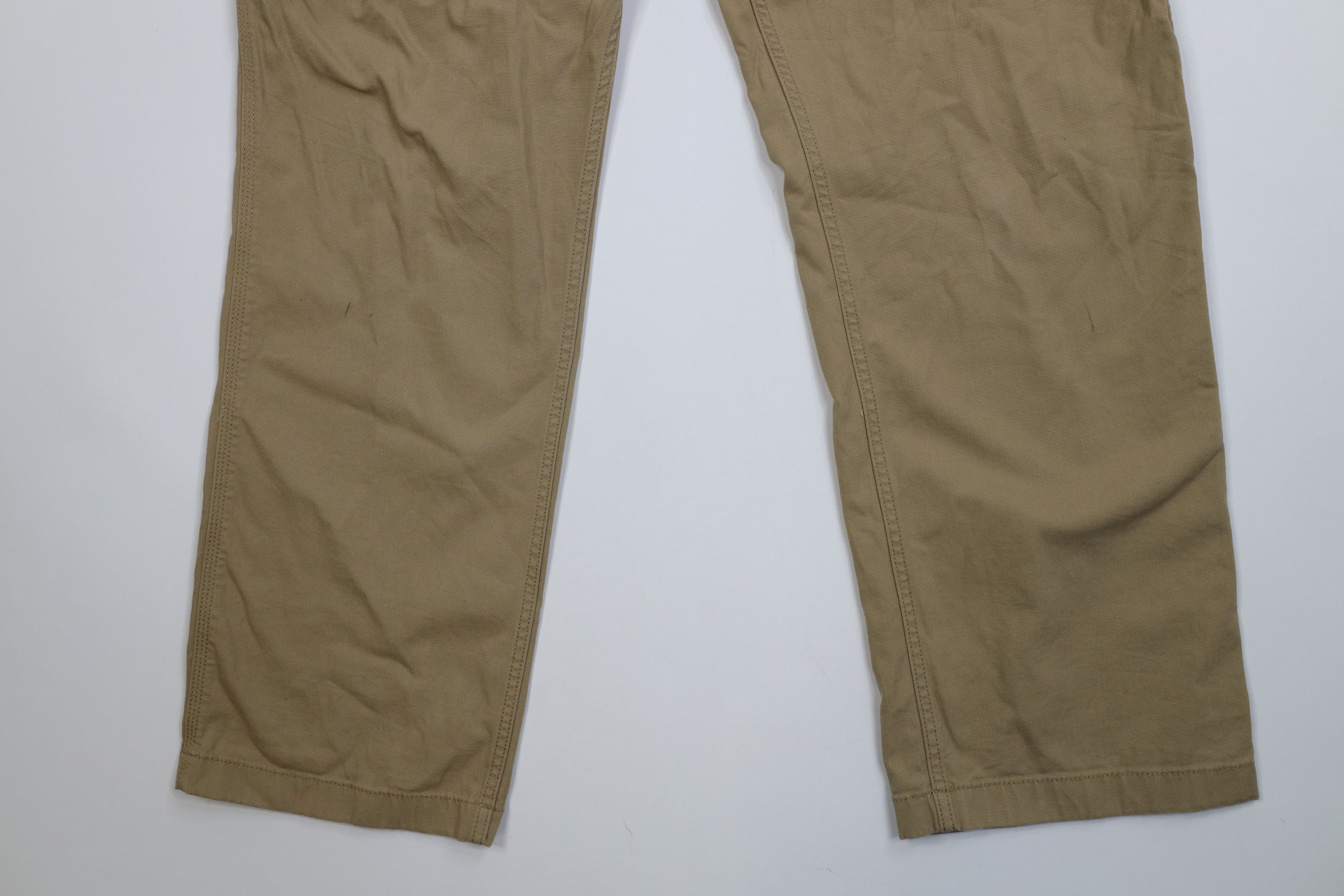 Carhartt Vintage Y2K Carhartt Canvas Wide Leg Dungaree Pants Beige Size US 38 / EU 54 - 4 Thumbnail