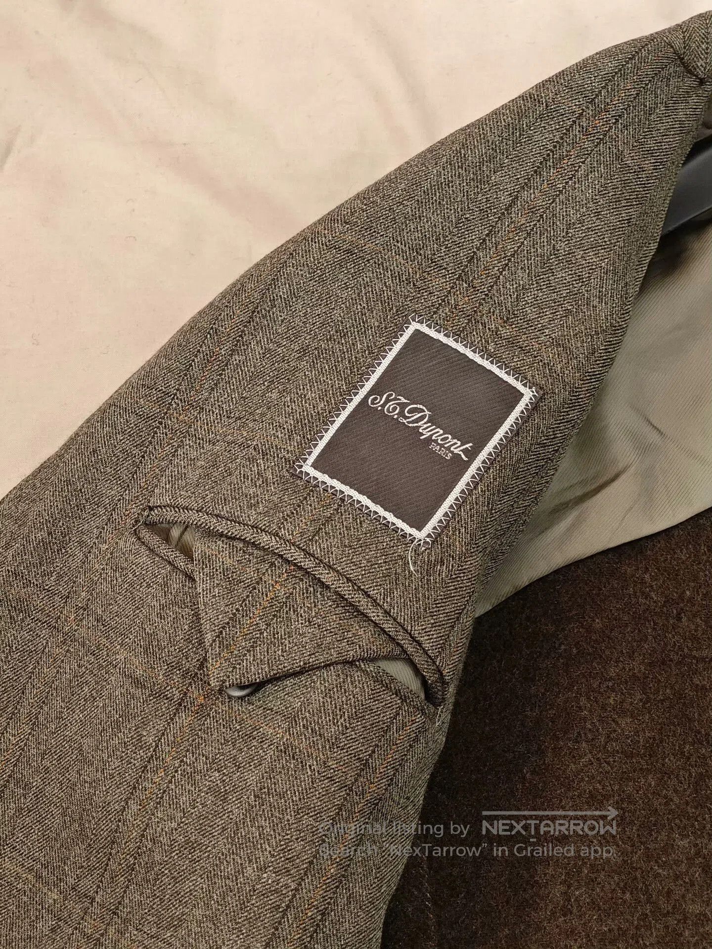 S.T. Dupont S.T. Dupont Wool-Linen Suit Jacket. Size US L / EU 52-54 / 3 - 8 Thumbnail