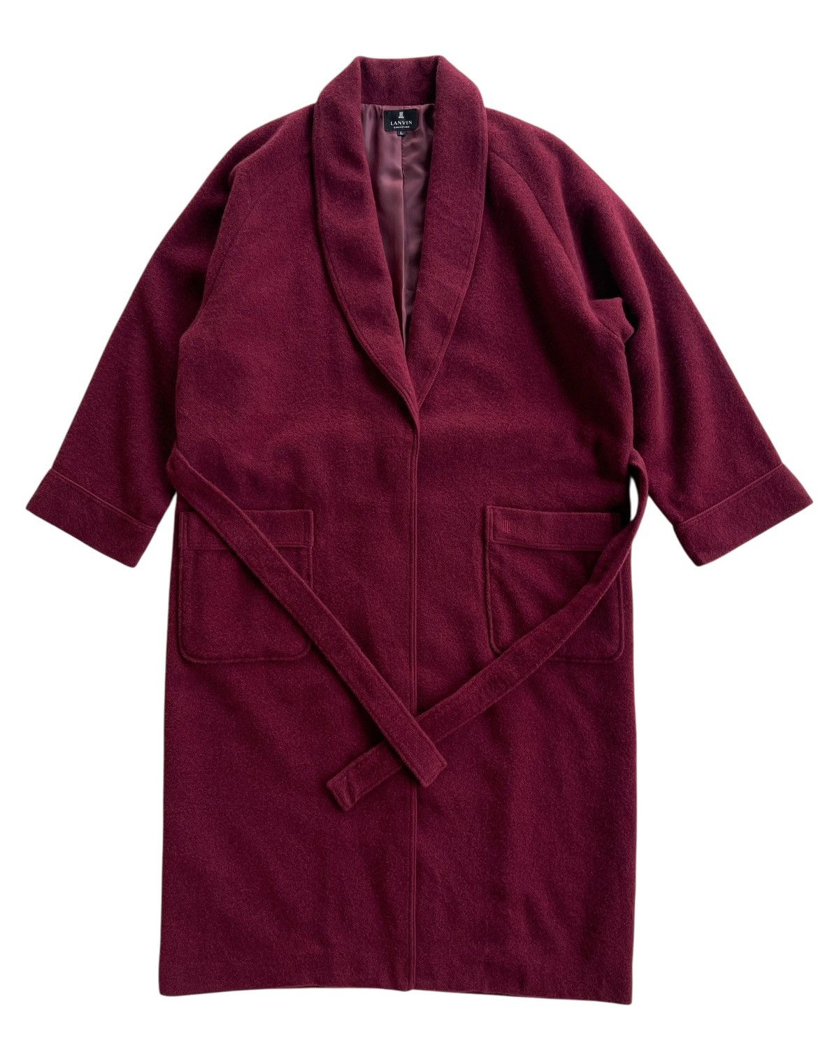 Lanvin Lanvin Burgundy Bathrobe Size US L / EU 52-54 / 3 - 2 Thumbnail
