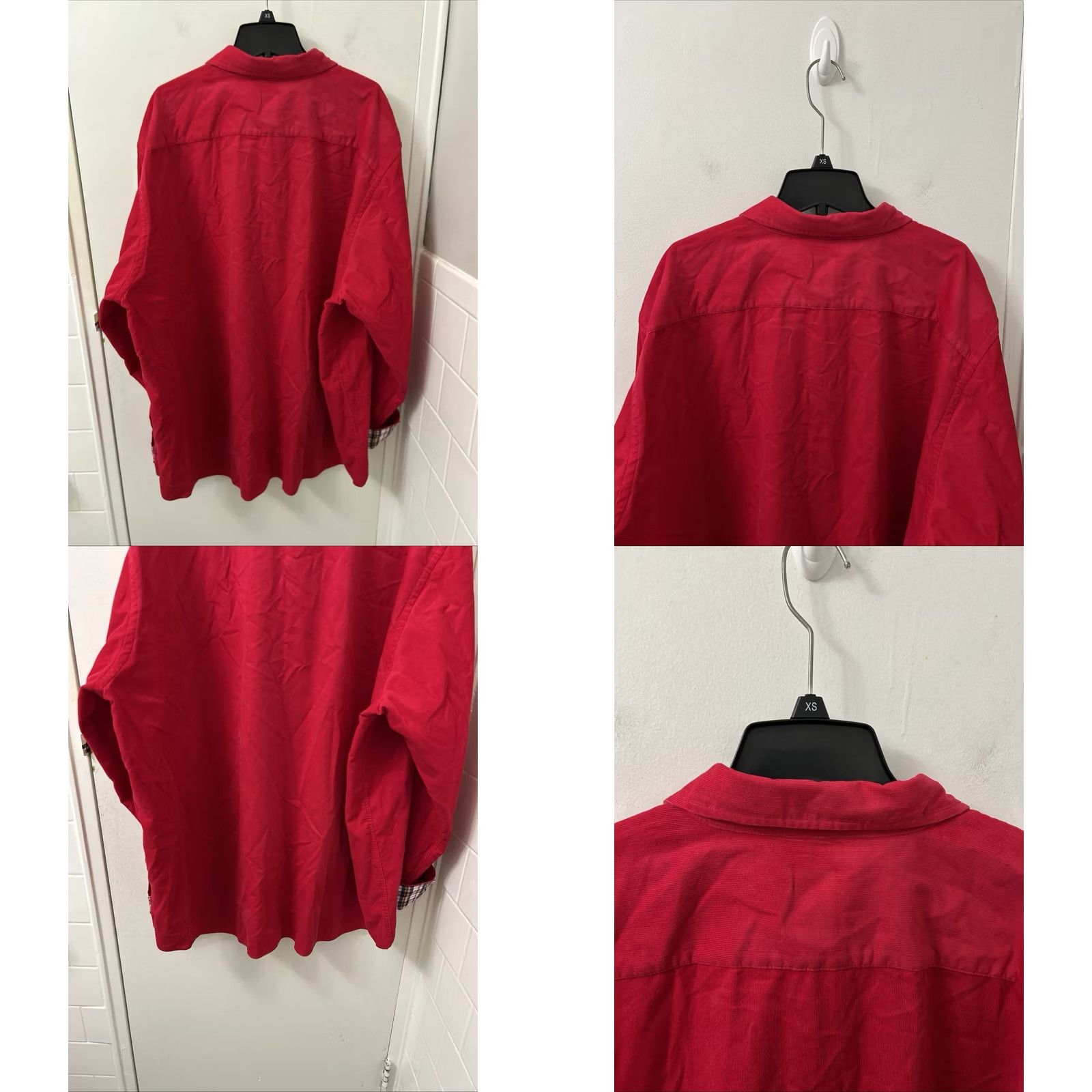 Brooks Brothers Brooks Brothers Corduroy Button-Up Shirt 2XL Red L/S Regular Mens Size US XXL / EU 58 / 5 - 8 Thumbnail