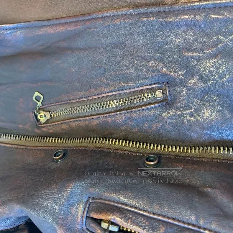 Other Neighborhood 14AW multi-pocket zippered knight leather jac Size US S / EU 44-46 / 1 - 7 Thumbnail
