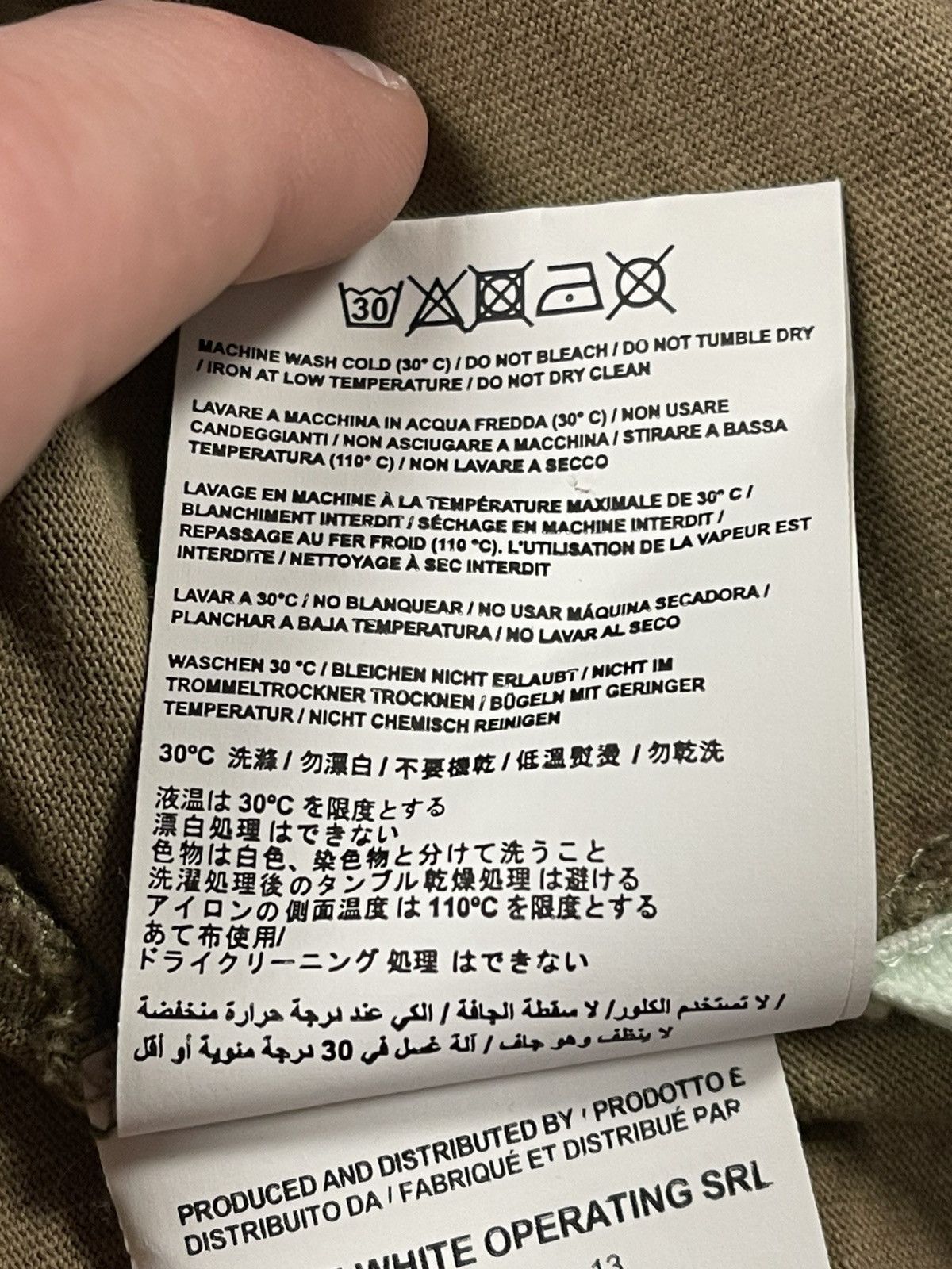 Off-White Size L - Off White Camo Short Sleeve T-Shirt “Seeing Things” Size US L / EU 52-54 / 3 - 9 Thumbnail