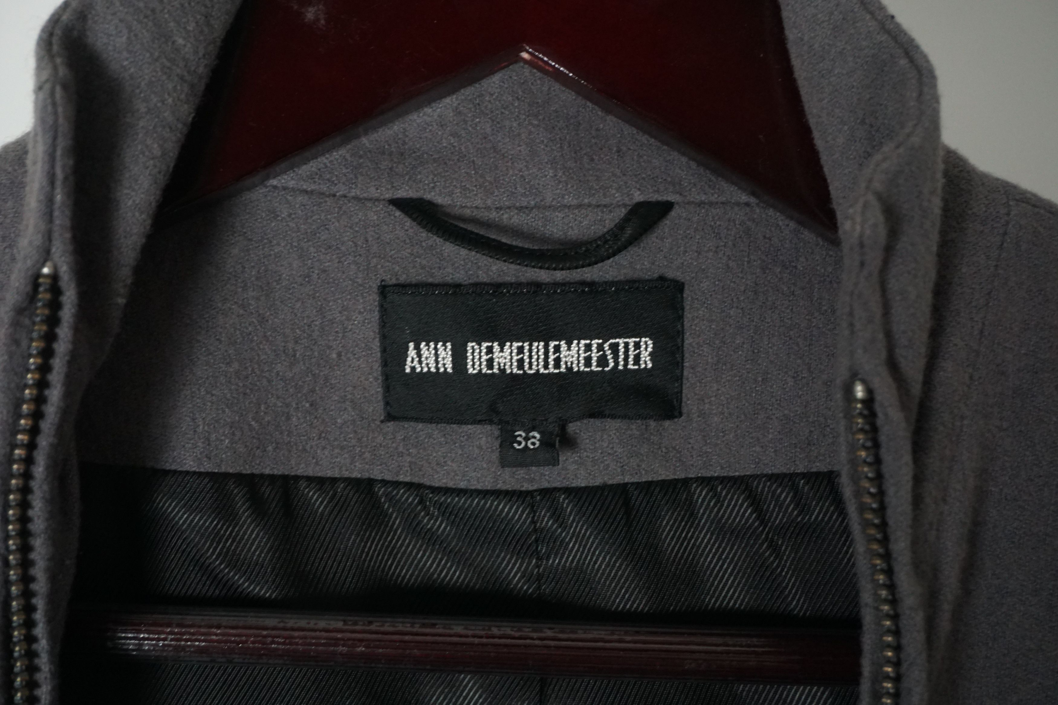Ann Demeulemeester FW11 Wool Corset Lace Up Jacket Size XS / US 0-2 / IT 36-38 - 9 Thumbnail