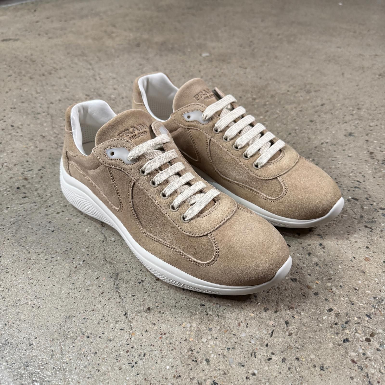 Prada Prada Suede America Cup Sneakers Size US 9 / EU 42 - 2 Thumbnail