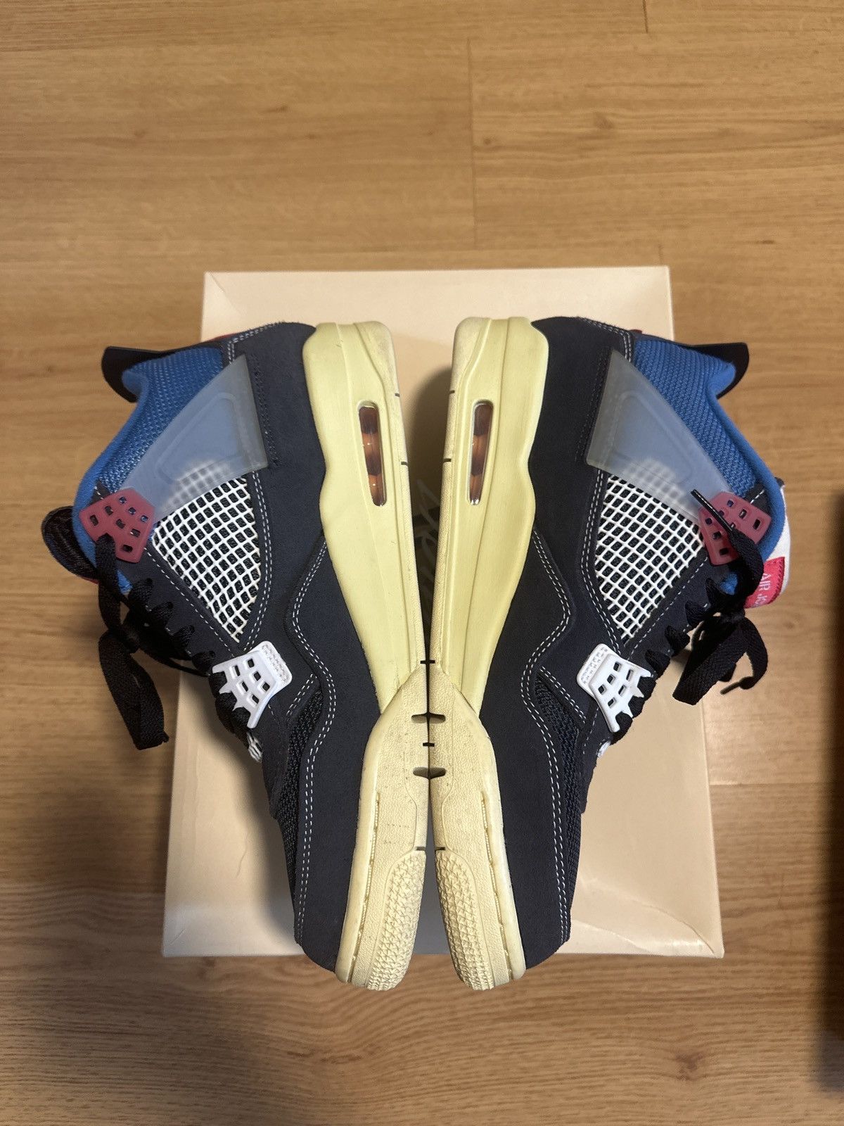 Jordan Brand Union Jordan 4 Off Noir Size US 10 / EU 43 - 5 Thumbnail