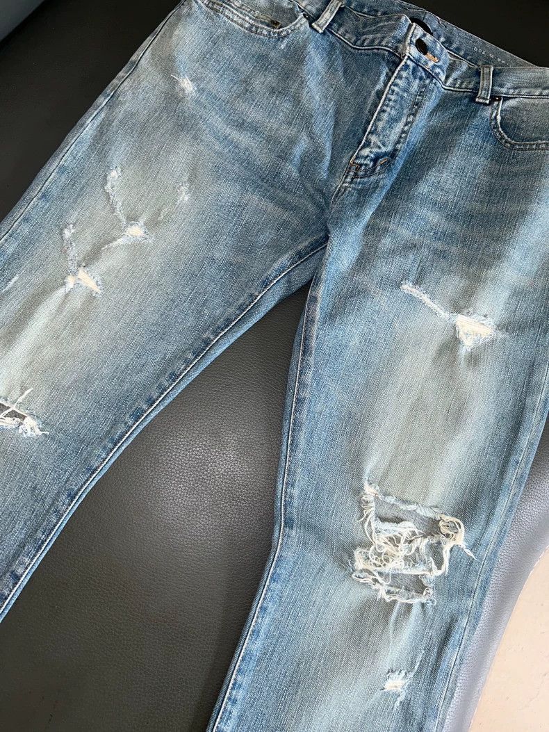 Other Saint Laurent Distressed Slim Fit Jeans- Size US 34 / EU 50 - 3 Thumbnail