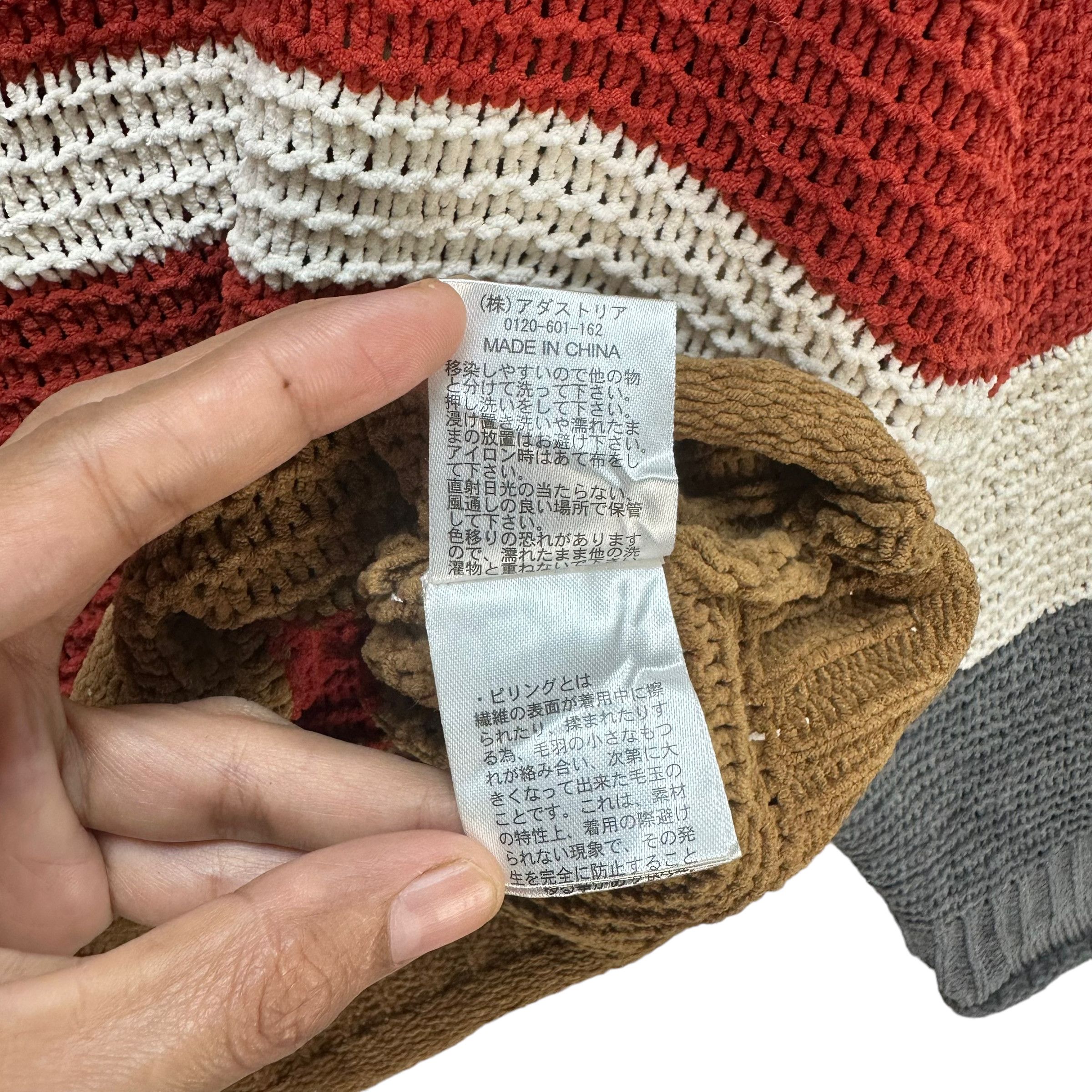 Japanese Brand NICO AND ... COLORBLOCK KNITTED SWEATER #8426-008 Size M / US 6-8 / IT 42-44 - 8 Thumbnail