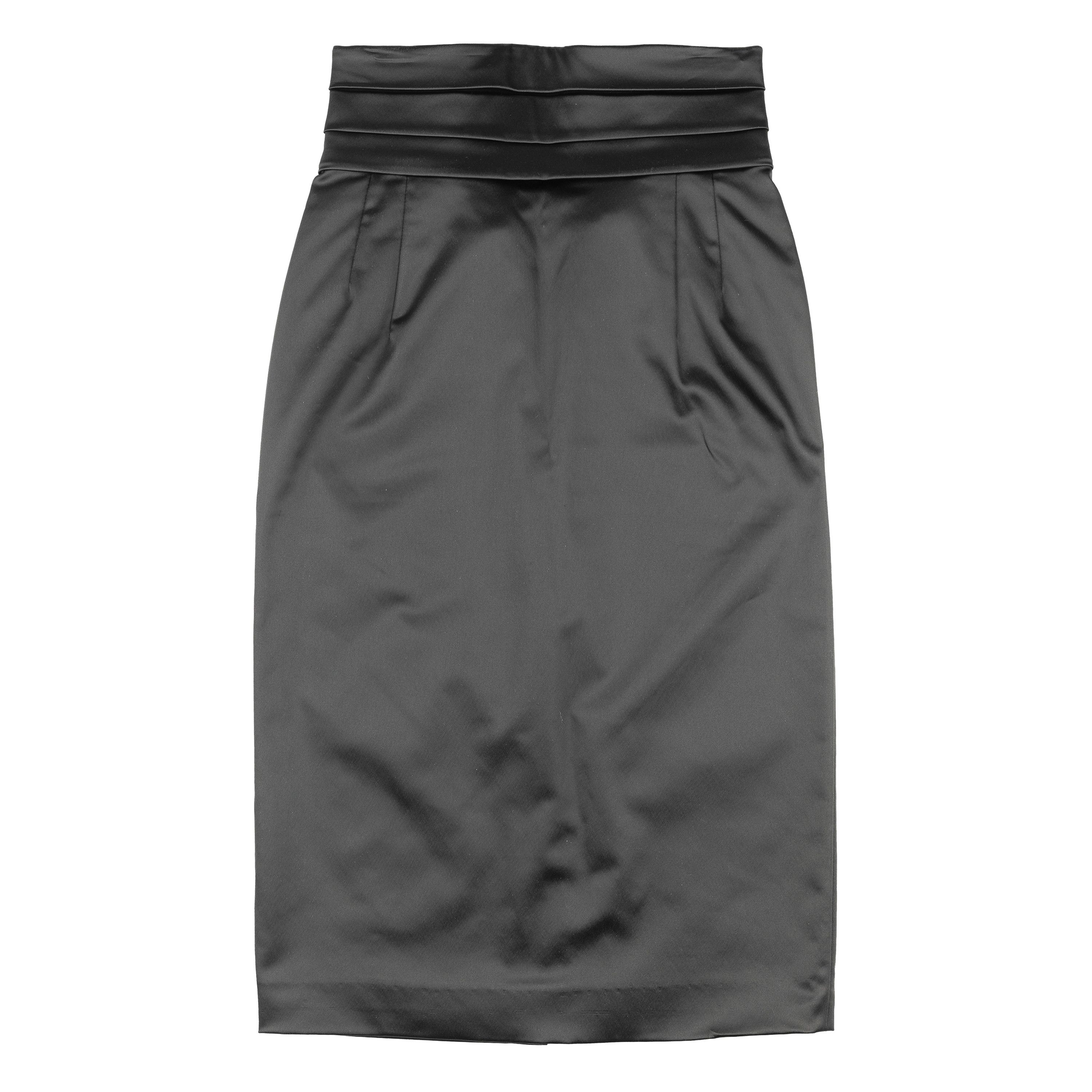 Dolce & Gabbana Dolce & Gabbana Black Corset Pencil Skirt Size 25" / US 0 / IT 36 - 3 Thumbnail