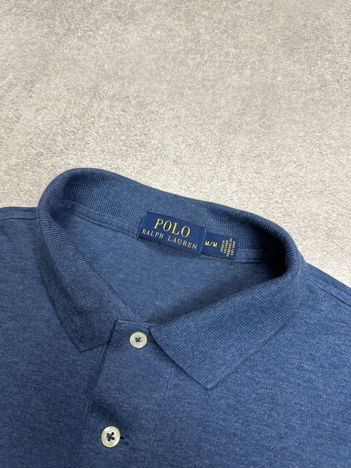 Polo Ralph Lauren Vintage Polo Ralph Lauren Knit Blue Shirt Mens Old Money M Size US M / EU 48-50 / 2 - 5 Thumbnail