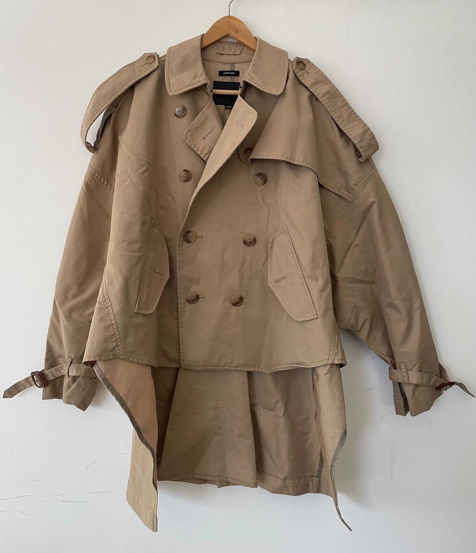 R13 R13 Unisex Double-Breasted Trench Coat Size L / US 10 / IT 46 - 1 Thumbnail