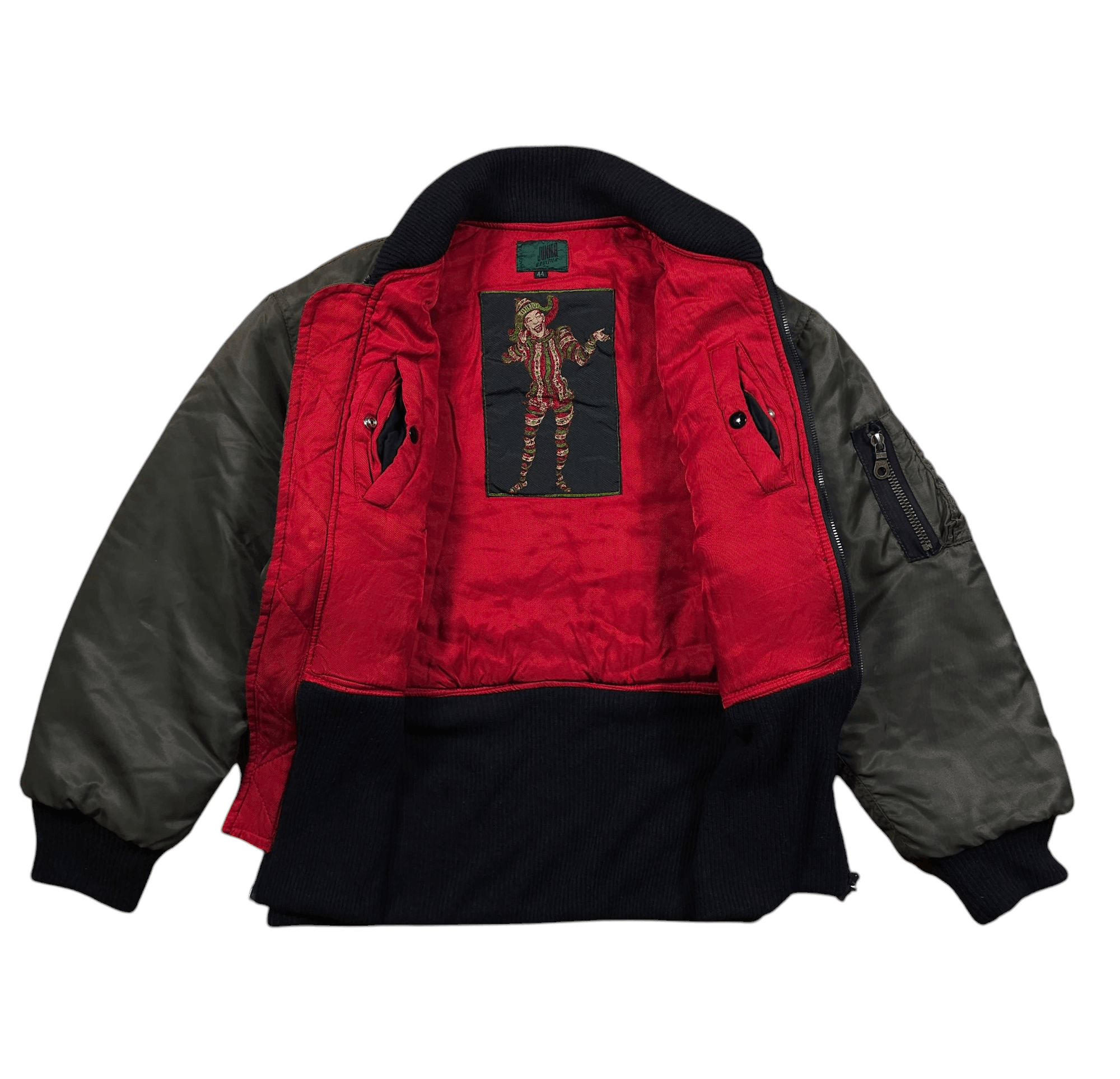 Japanese Brand × Jean Paul Gaultier Jean Paul Gaultier Cropped Bomber Jacket Archive 44 Size M / US 6-8 / IT 42-44 - 2 Thumbnail
