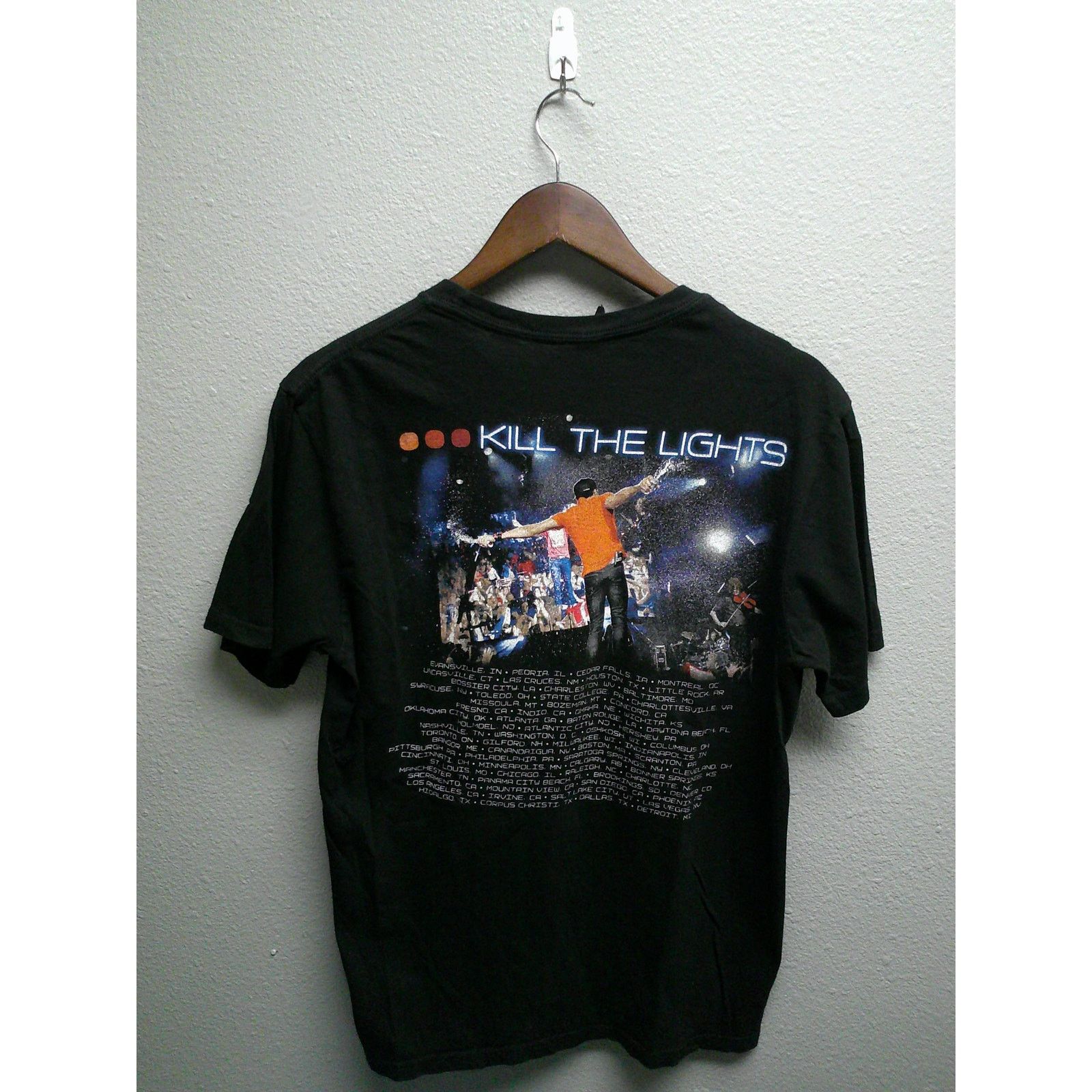 Anvil Luke Bryan Kill the Lights 2015 Tour Tee Black Medium Size US M / EU 48-50 / 2 - 1 Thumbnail