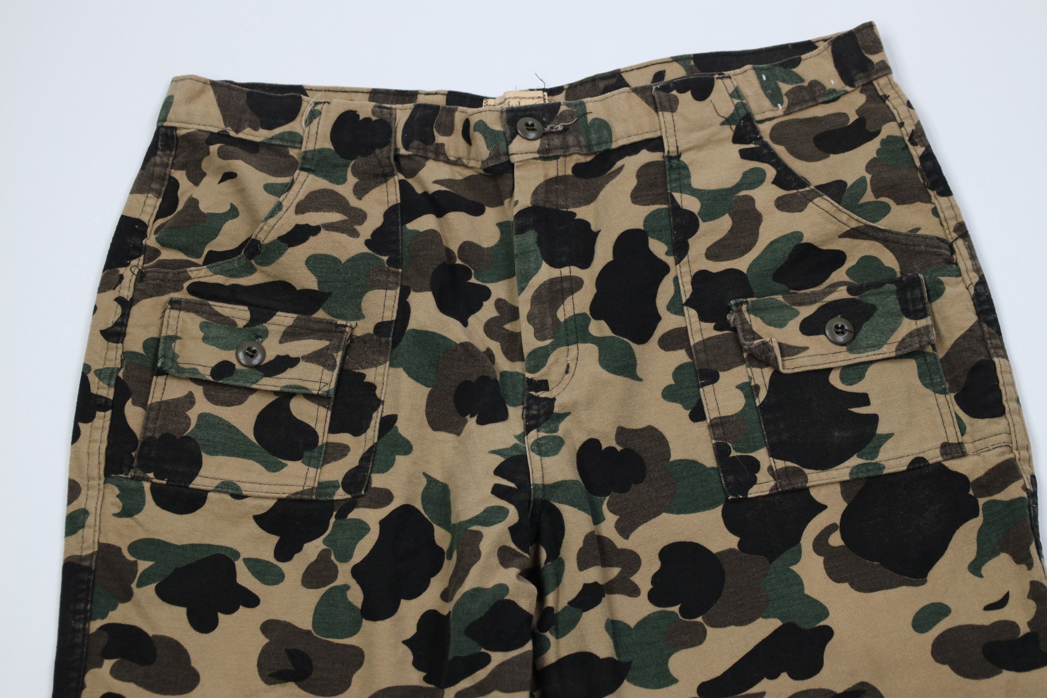 Vintage Vintage 70s Streetwear Chamois Cloth Wide Leg Pants USA Size US 42 / EU 58 - 2 Thumbnail