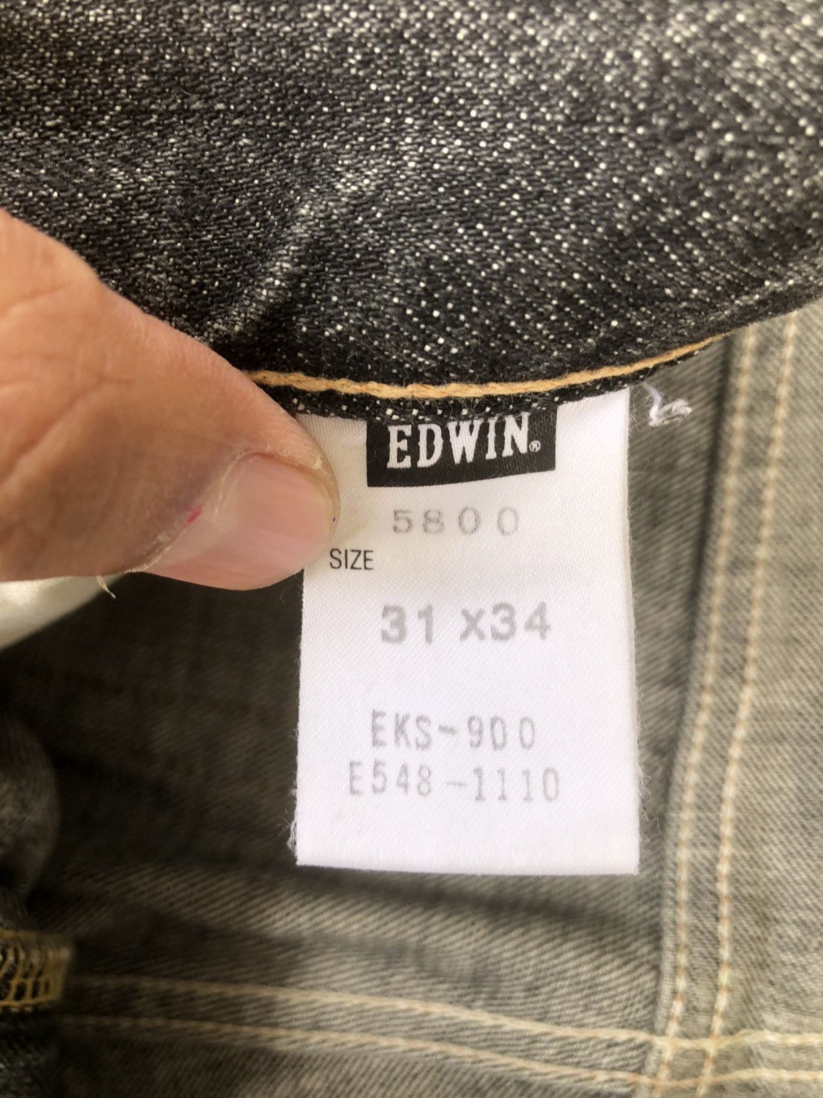 If Six Was Nine Japanese Edwin 800sx Flared Jeans Distressed Jeans Size US 31 - 15 Thumbnail