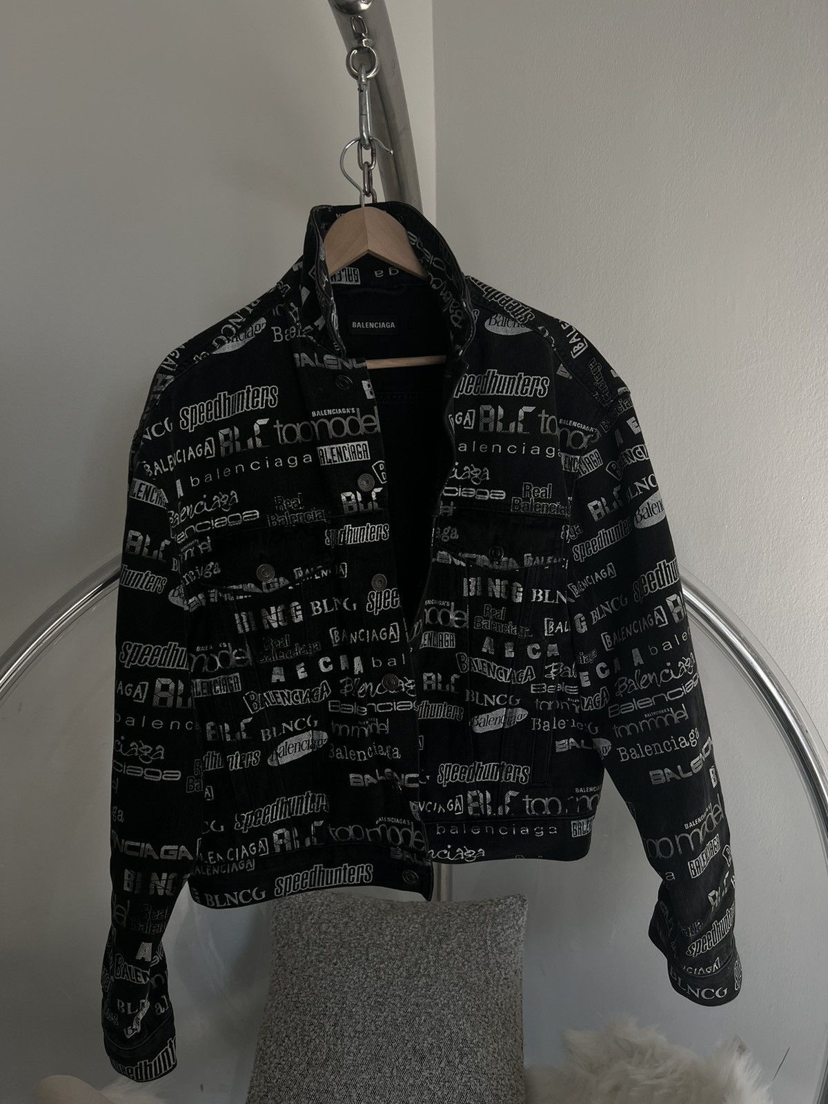 image of Balenciaga Denim in Black, Men's (Size Small)
