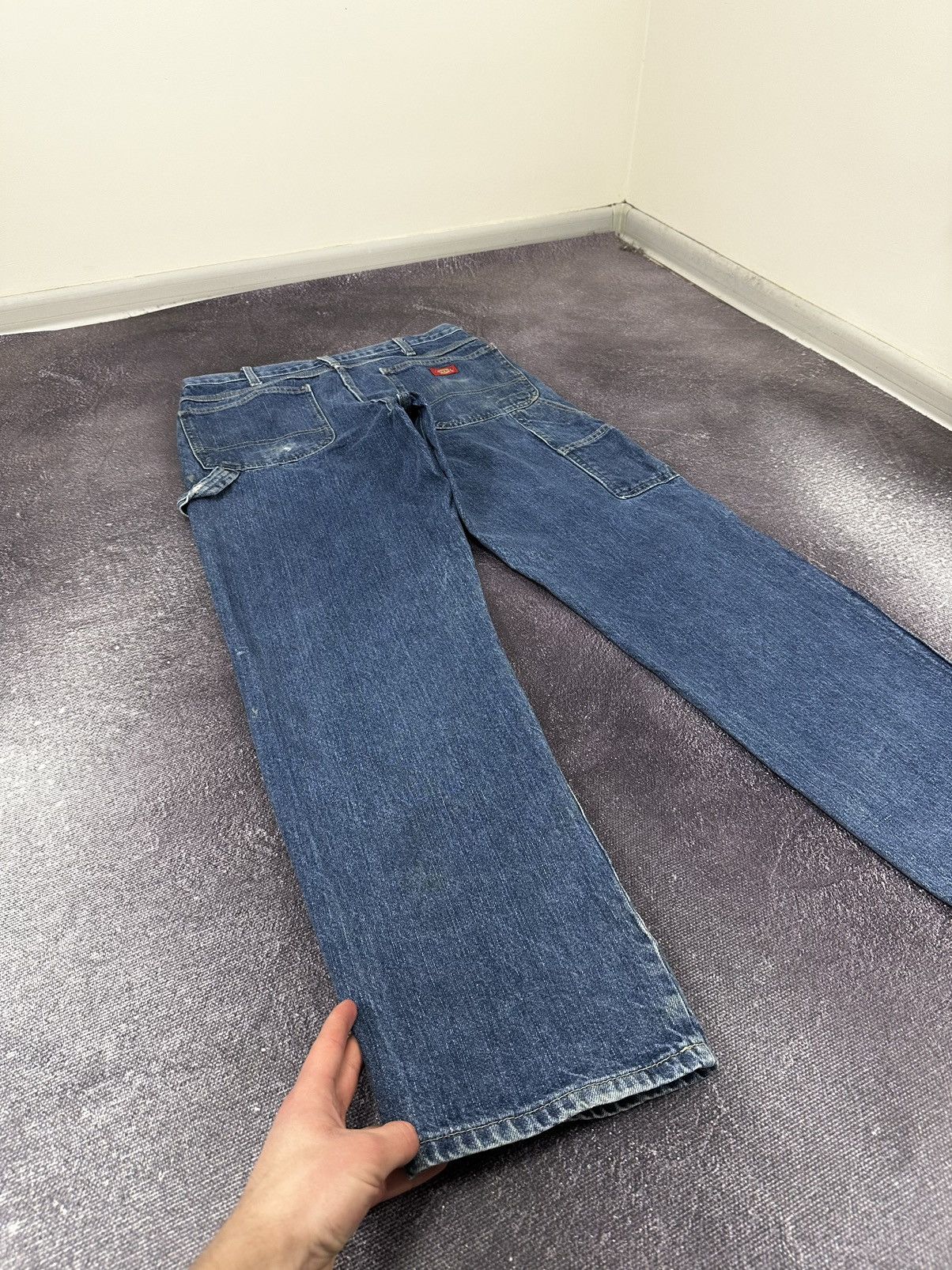 Dickies Vintage Dickies Baggy Denim Carpenter Hype Work Jeans Pants Size US 34 / EU 50 - 3 Thumbnail