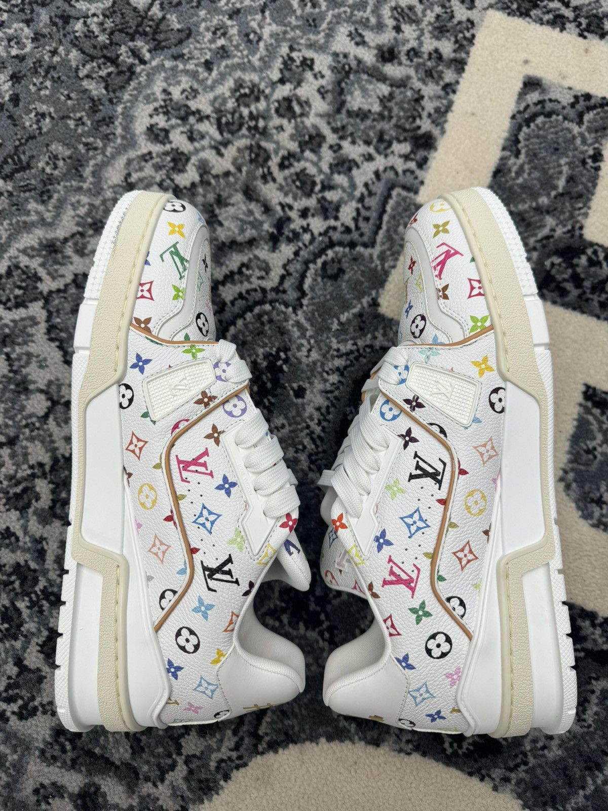 Louis Vuitton × Takashi Murakami Louis Vuitton Murakami trainers Size US 9 / EU 42 - 6 Thumbnail