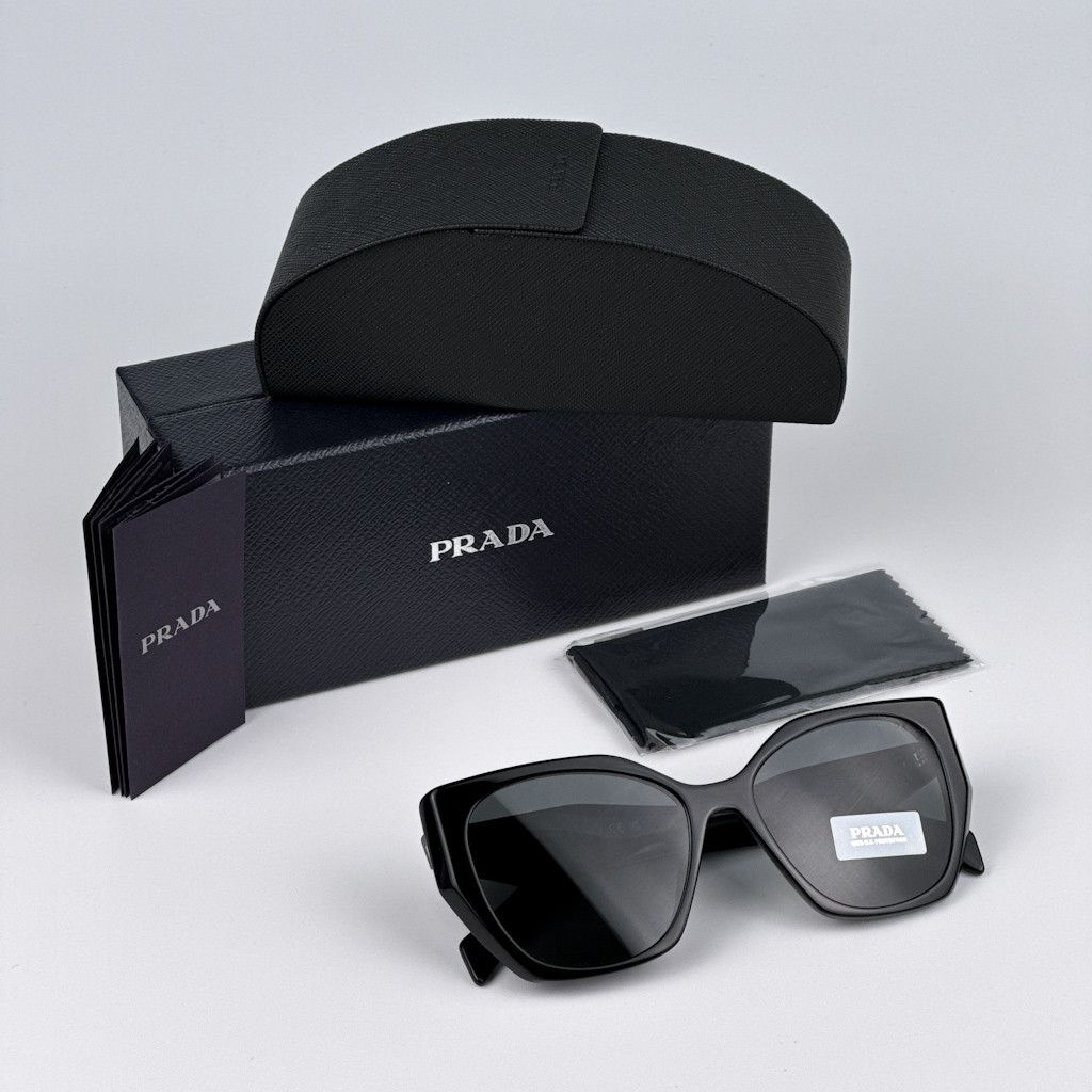 Prada NEW Prada PR19ZS 1AB5S0 Women Cat Eye Sunglasses Size ONE SIZE - 10 Thumbnail