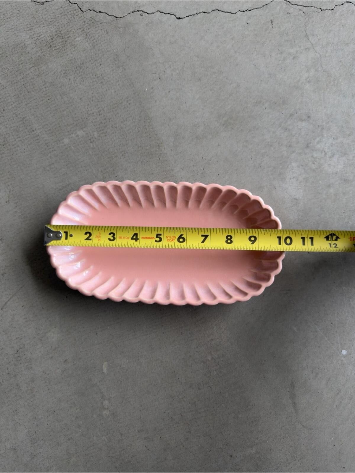 Other Scalloped Glazed Ceramic Tray / Vanity Dish / Pink Size ONE SIZE - 8 Thumbnail