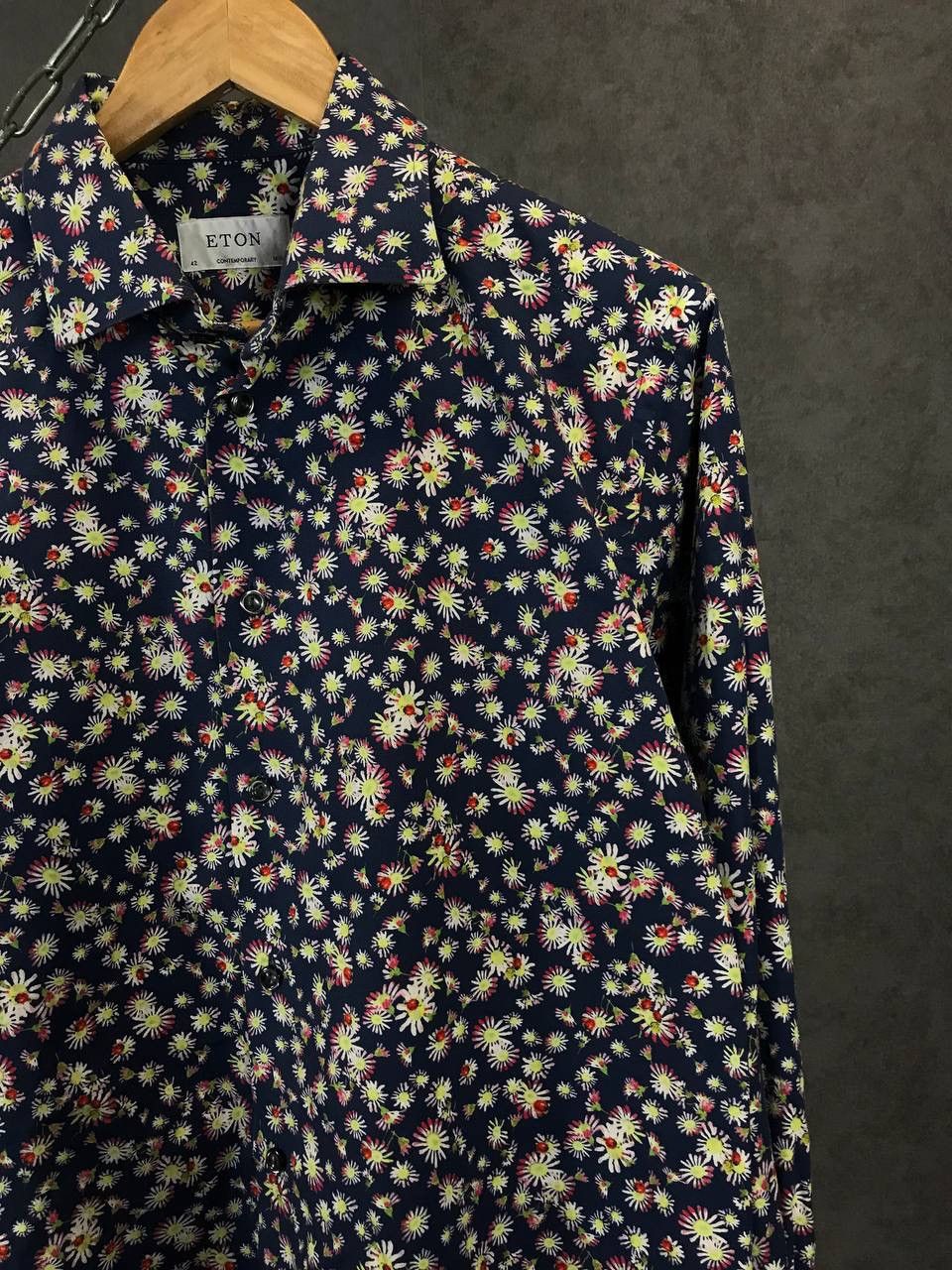 Eton Eton luxury designer crazy art shirt Size US L / EU 52-54 / 3 - 2 Thumbnail