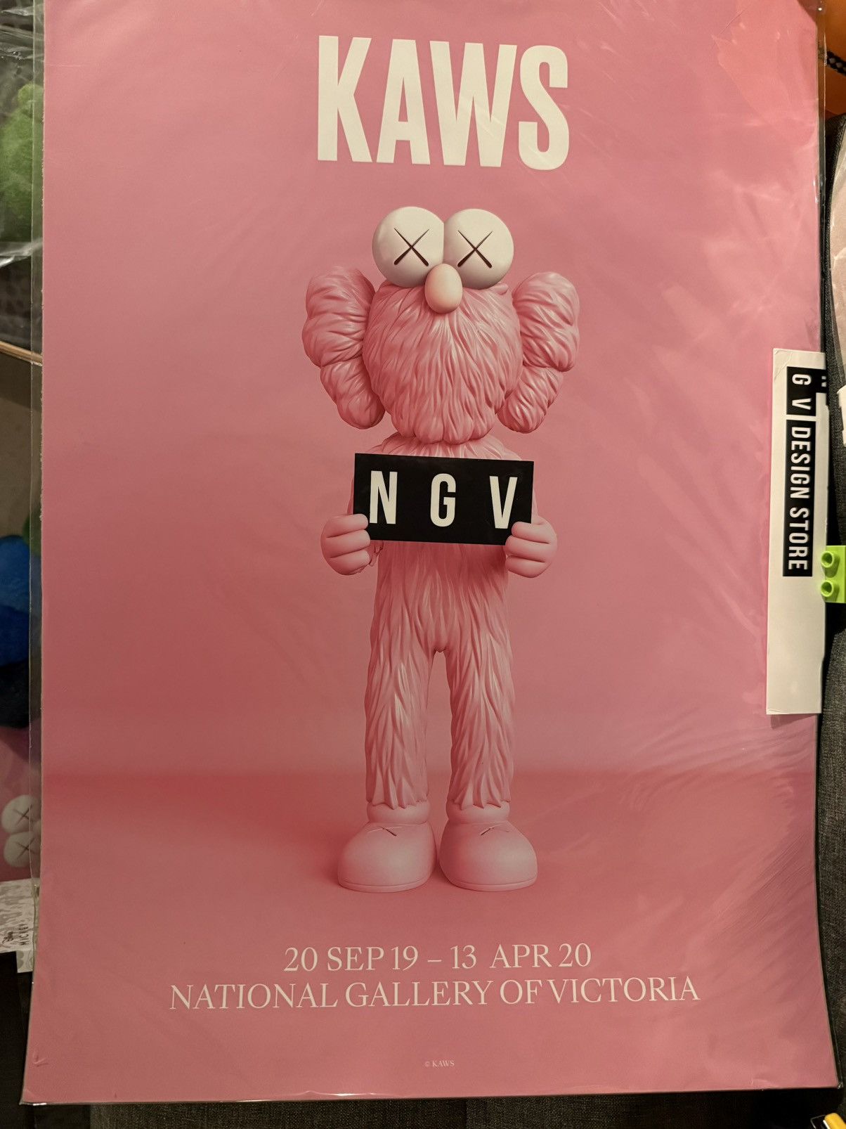 Kaws KAWS x NGV BFF Exhibition Poster Pink Size ONE SIZE - 2 Thumbnail
