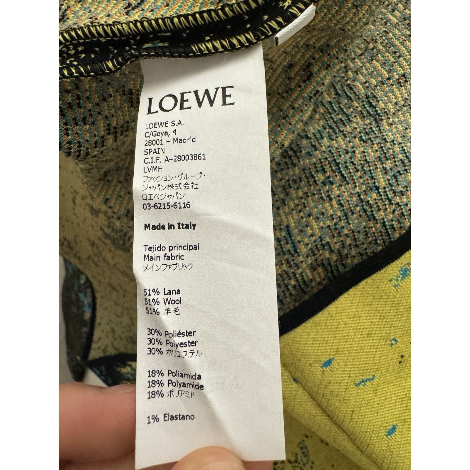 Loewe Loewe High Neck Digital Camo Sweater in Size Medium Size US M / EU 48-50 / 2 - 6 Thumbnail