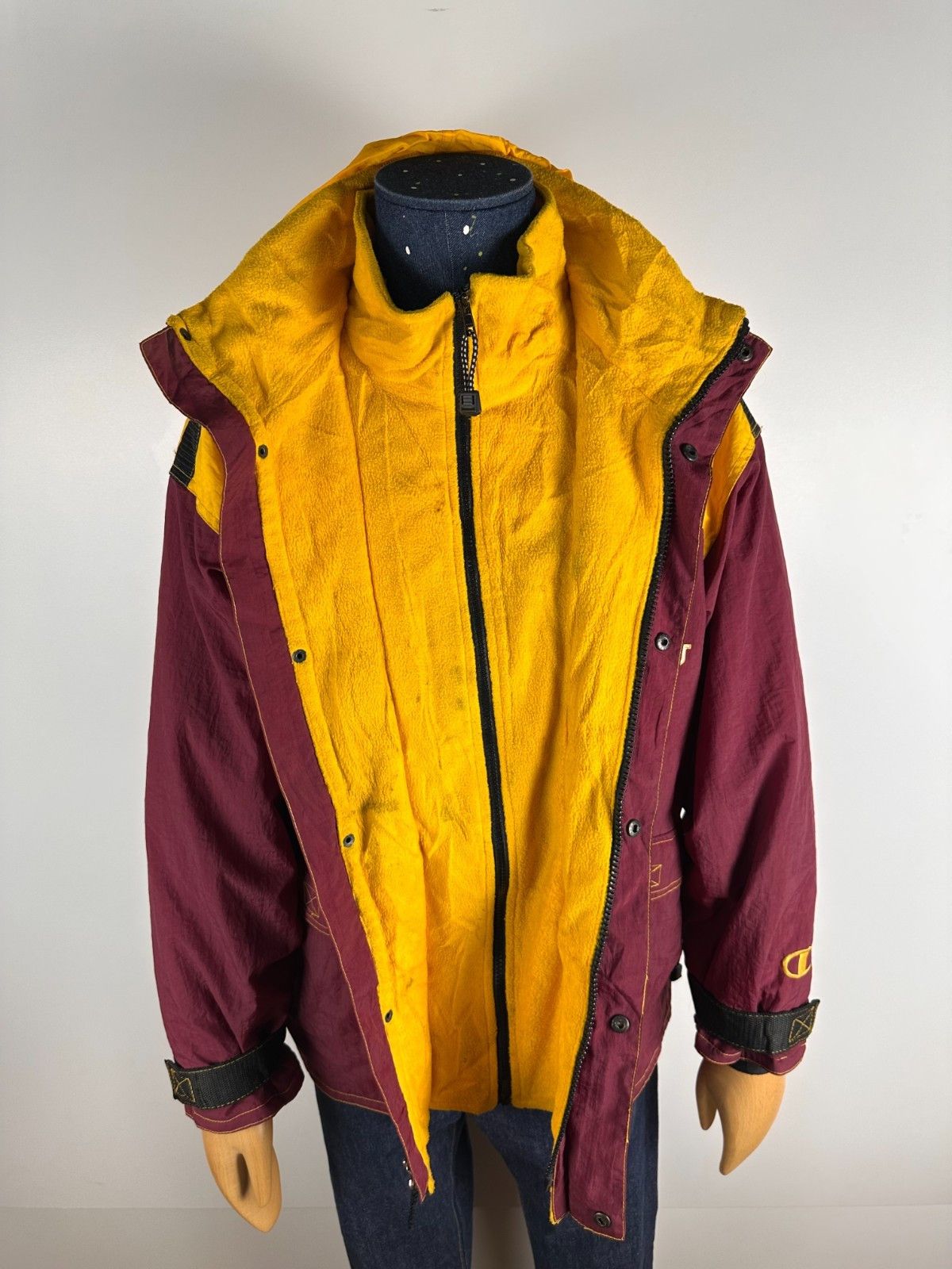 Champion Vintage Champion Arizona State Jacket Maroon Full-Zip Sz L Size US L / EU 52-54 / 3 - 10 Thumbnail